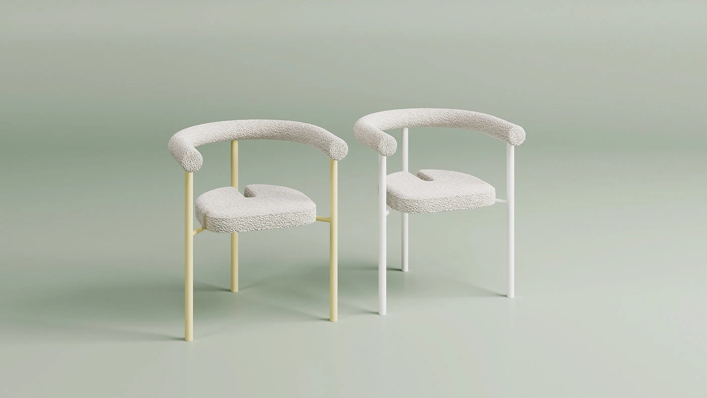 Stacker，chair，Provincial space，Dining chair，customization ，