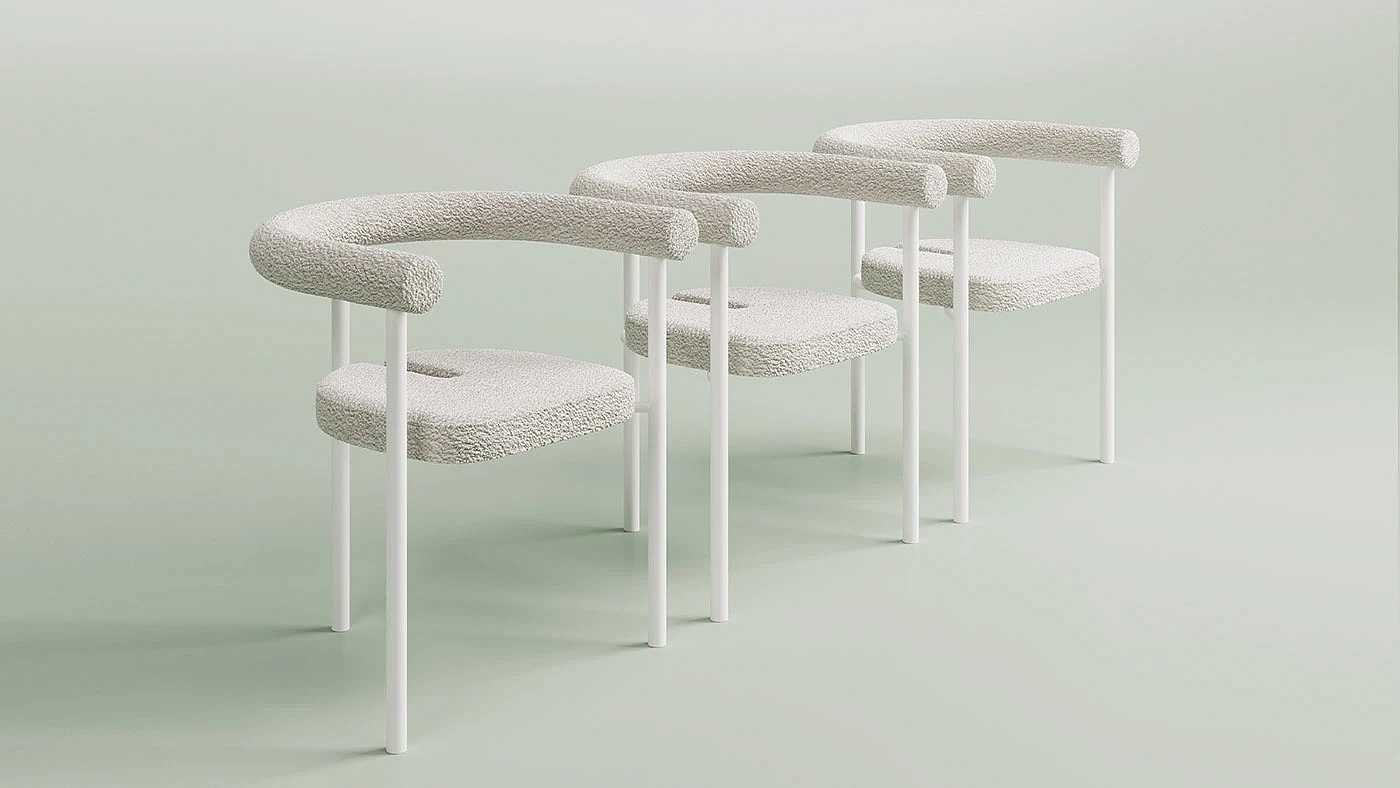 Stacker，chair，Provincial space，Dining chair，customization ，