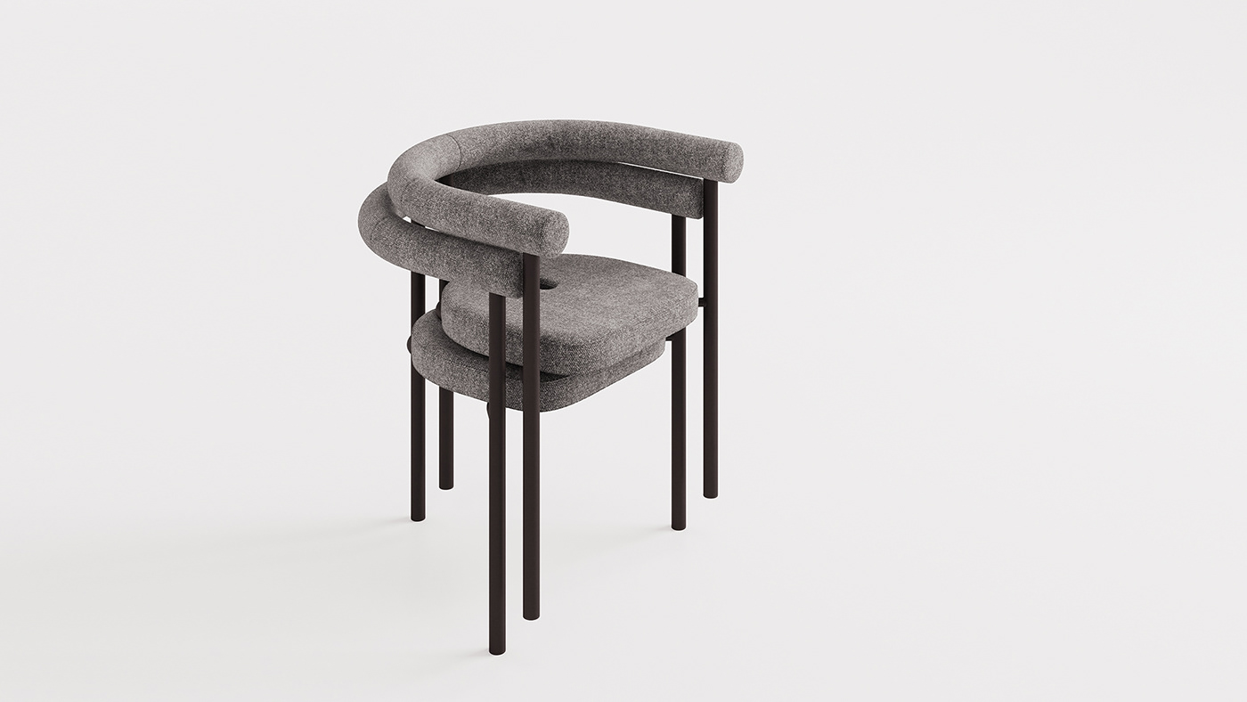 Stacker，chair，Provincial space，Dining chair，customization ，