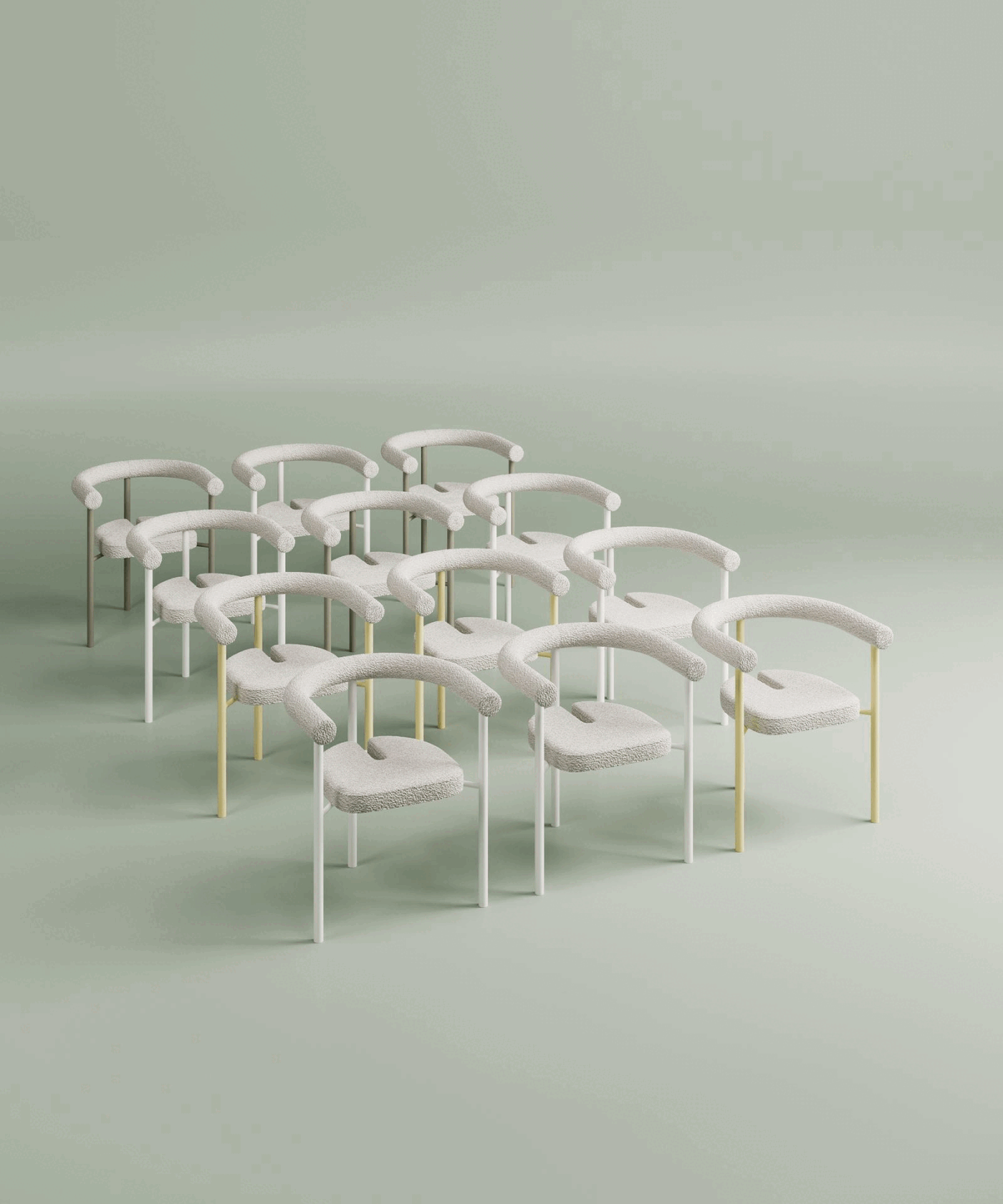 Stacker，chair，Provincial space，Dining chair，customization ，