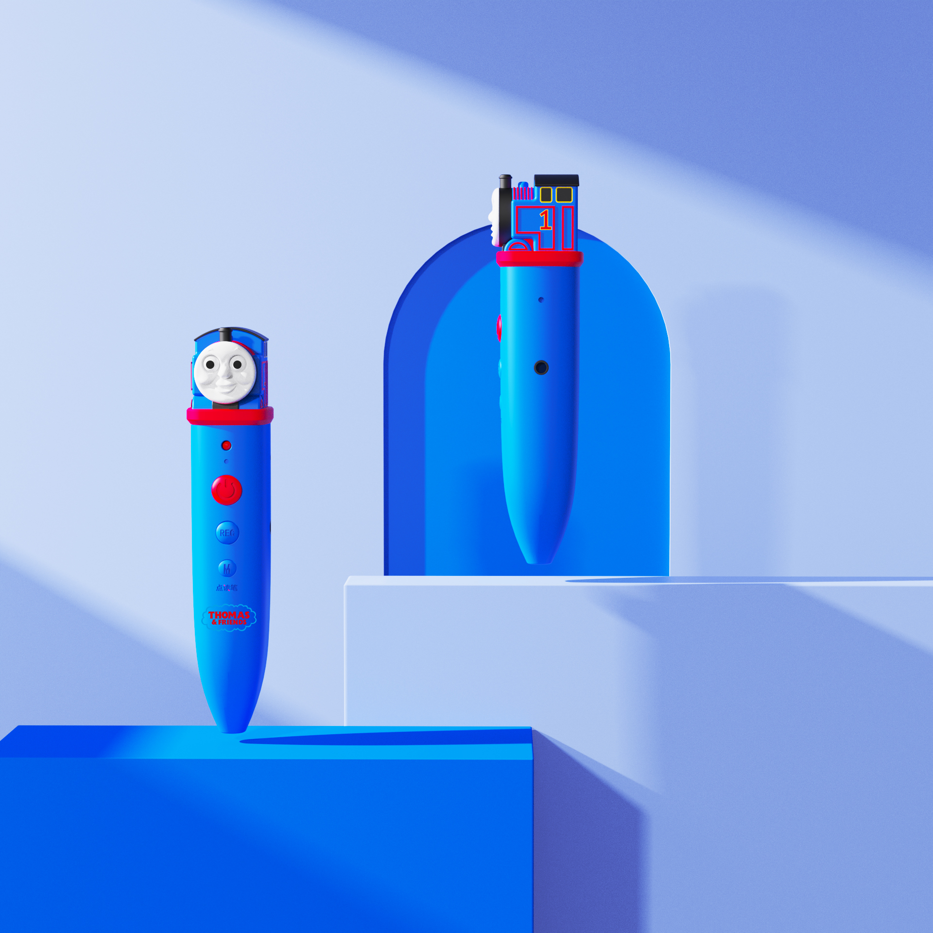 Point reading pen，Thomas Point Reading Pen，Thomas Train，small train，Children's Toys，Derivative design，Joint design，Joint Products，