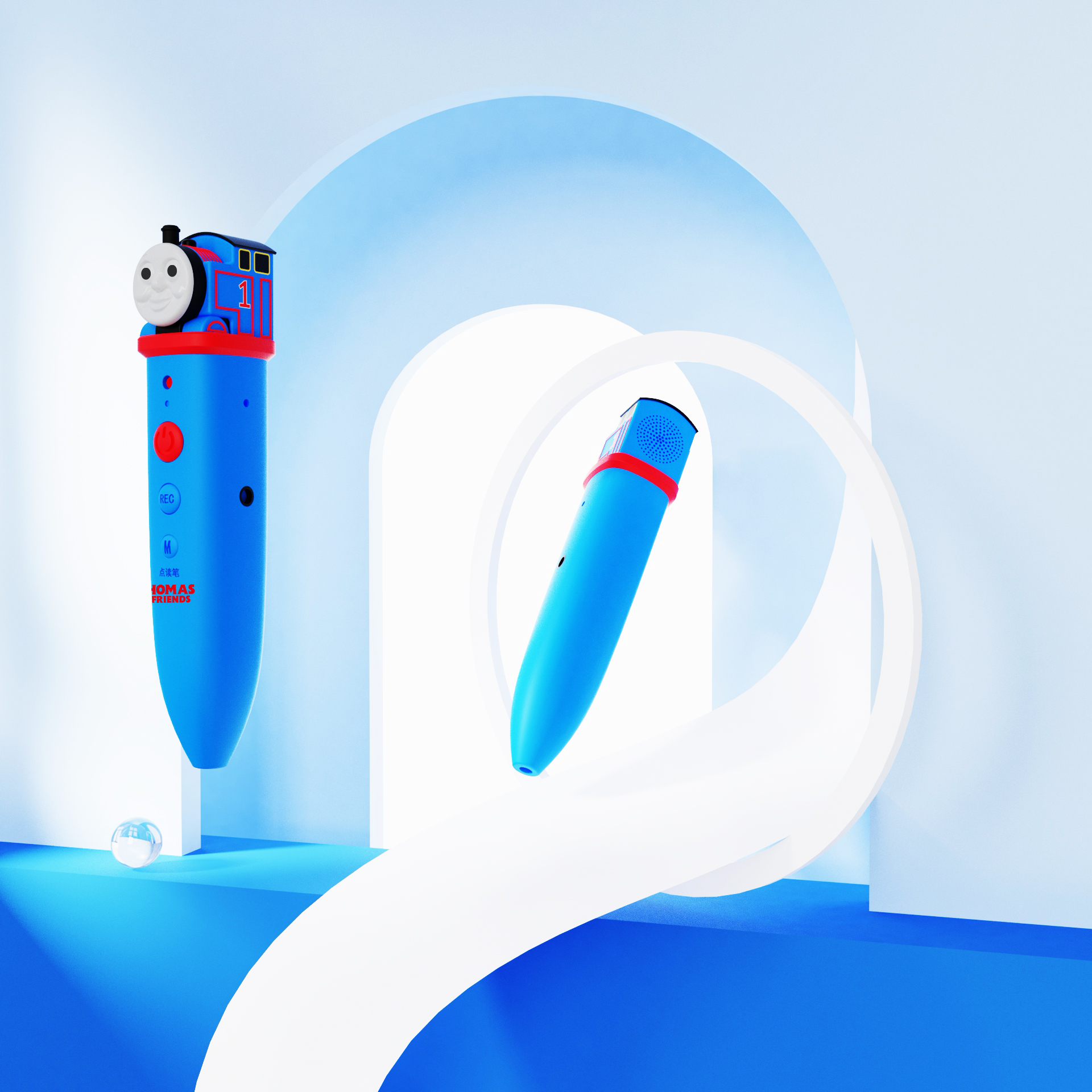 Point reading pen，Thomas Point Reading Pen，Thomas Train，small train，Children's Toys，Derivative design，Joint design，Joint Products，