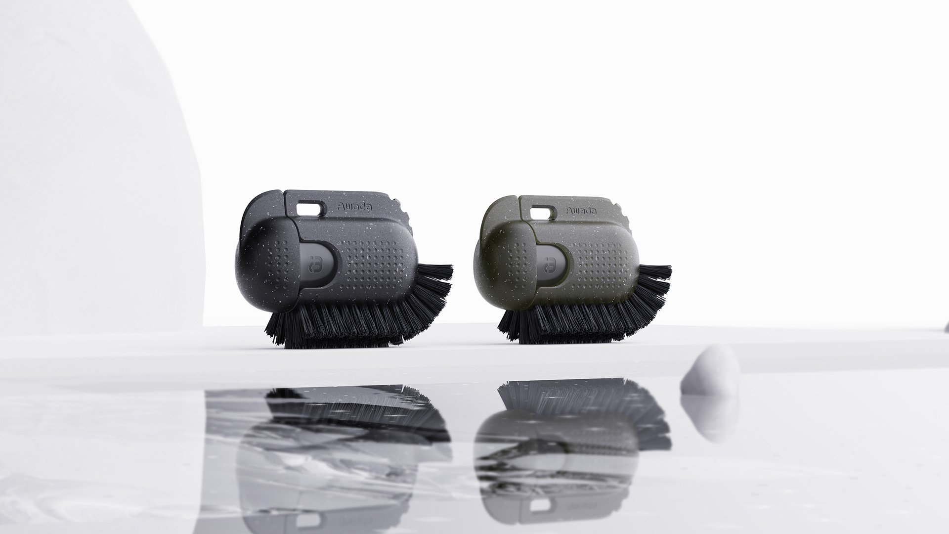 Product Design-Hiking-Camping-Tableware Cleaning Tools，