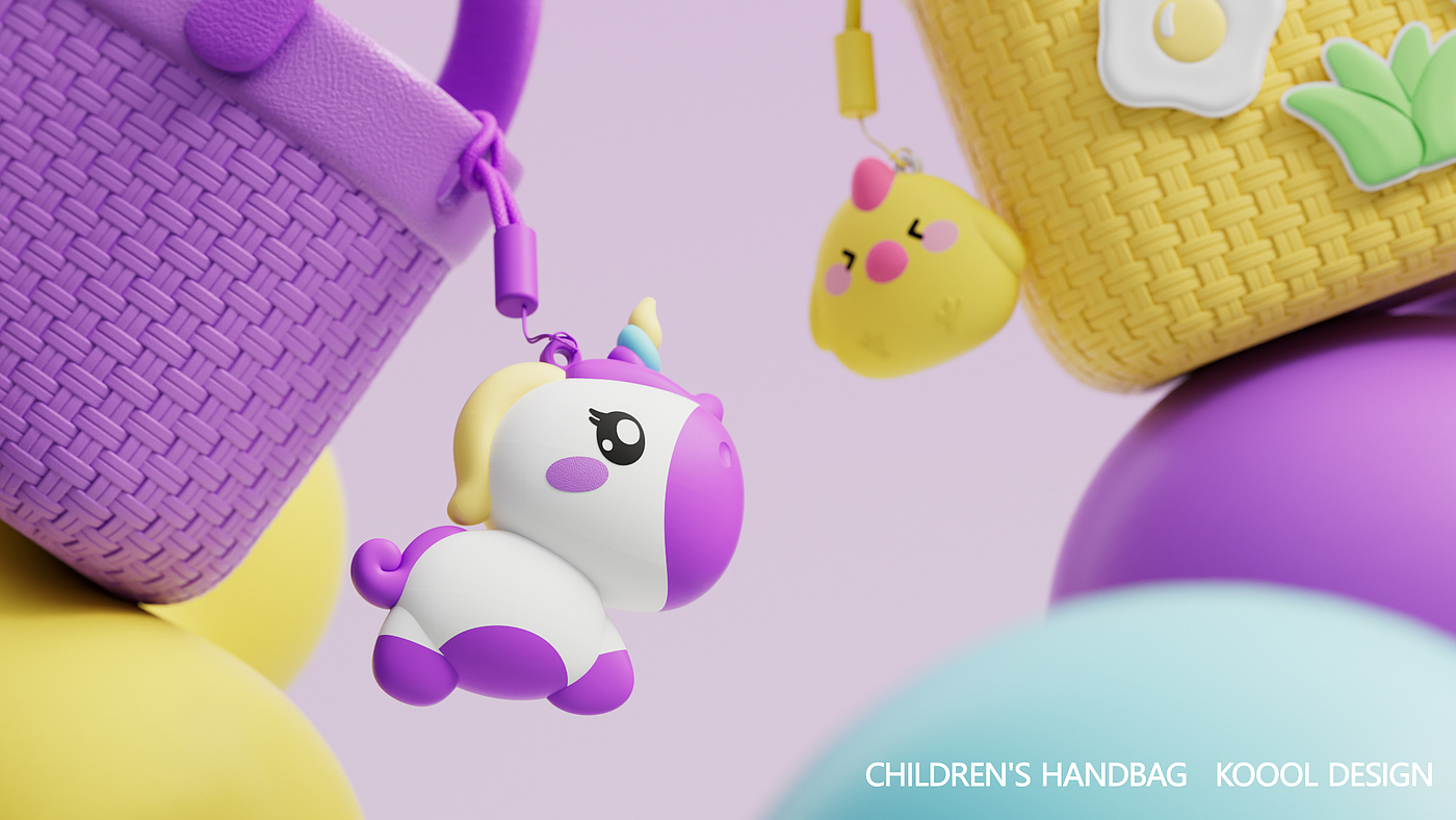Children's Bags，Children's Backpack，Original design，Color matching，Cartoon，