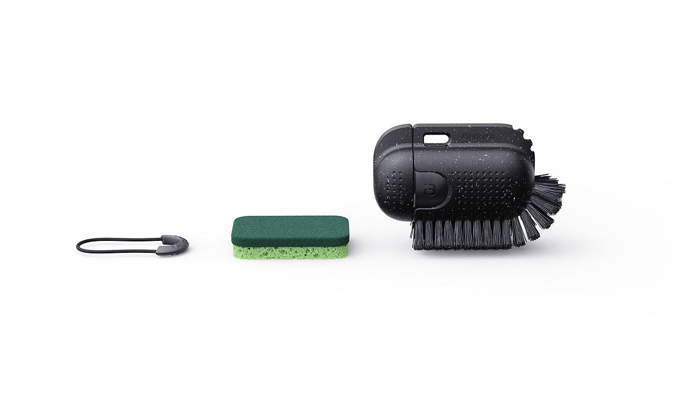Product Design-Hiking-Camping-Tableware Cleaning Tools，