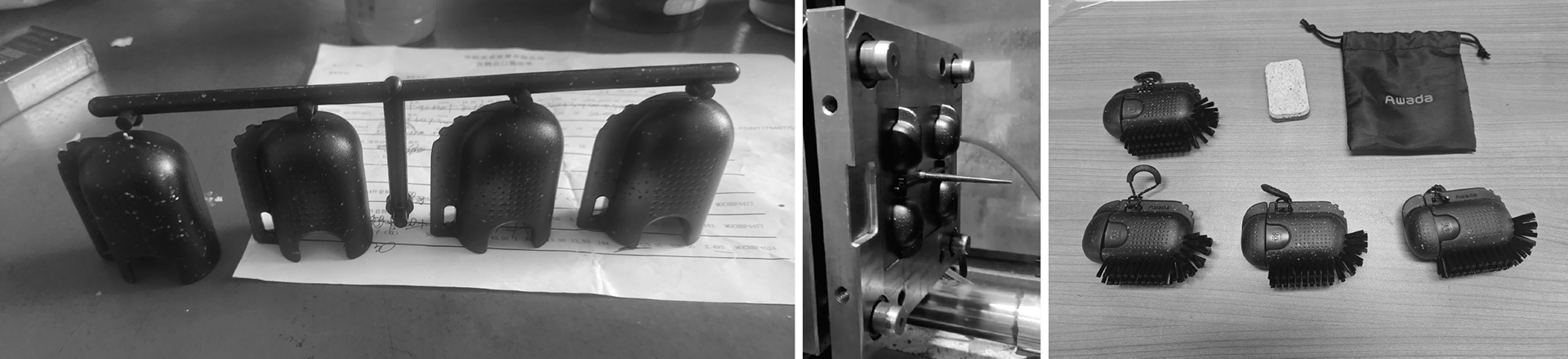 Product Design-Hiking-Camping-Tableware Cleaning Tools，