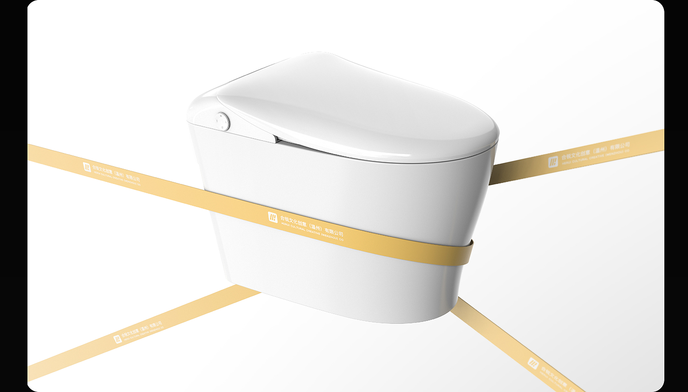 product design，industrial design，Intelligent toilet，Appearance design，Structural design，