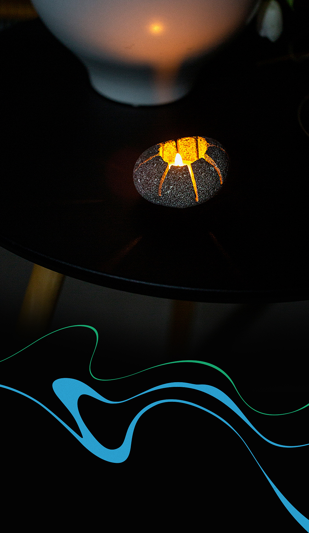 Healing ornaments，Night light，Fragrance Candlestick，Candlestick，Electronic candle lamp，