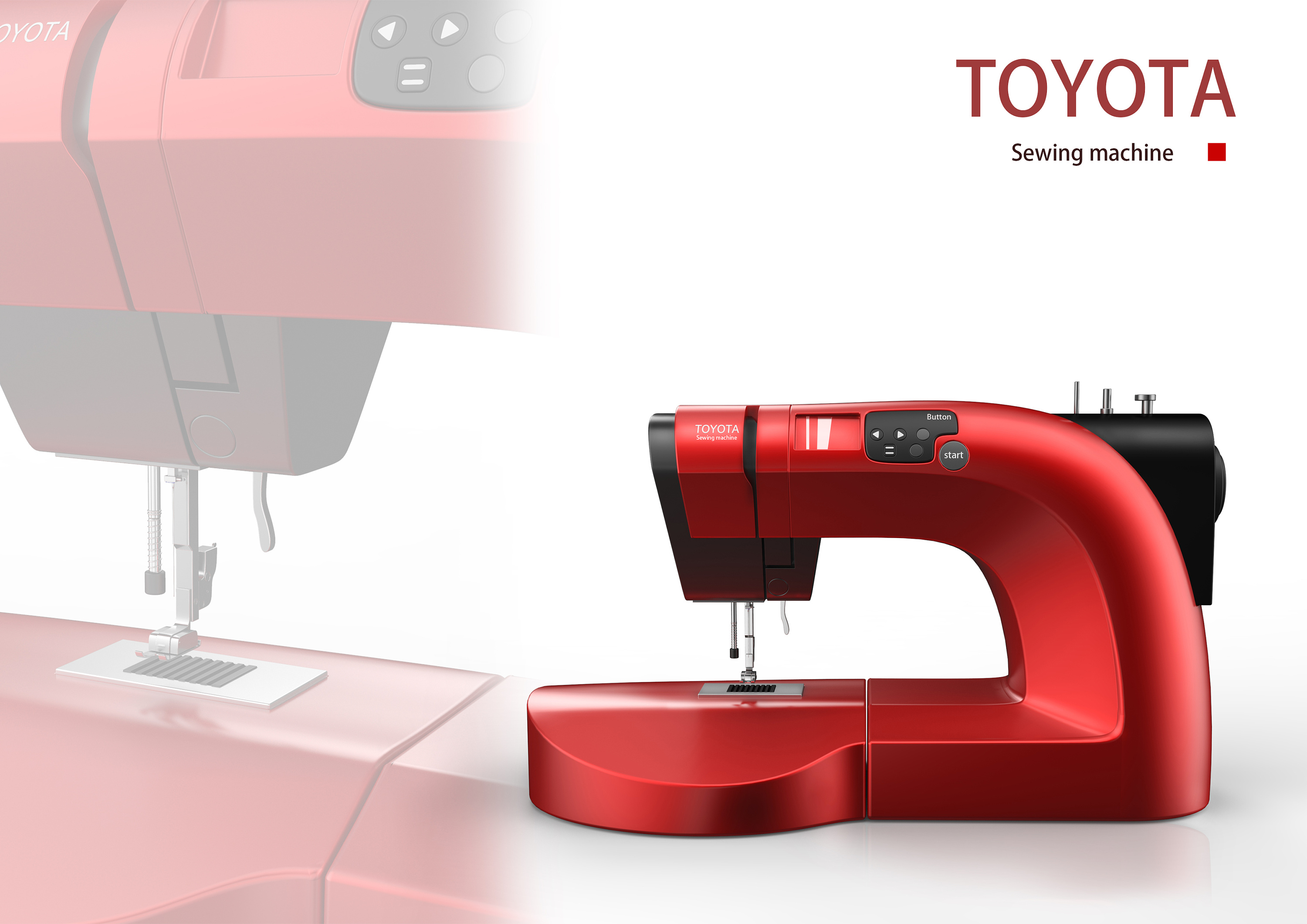 Rhinoceros，T-Spline，VSR，Grasshopper modeling，Keyshot rendering，Photoshop post processing，