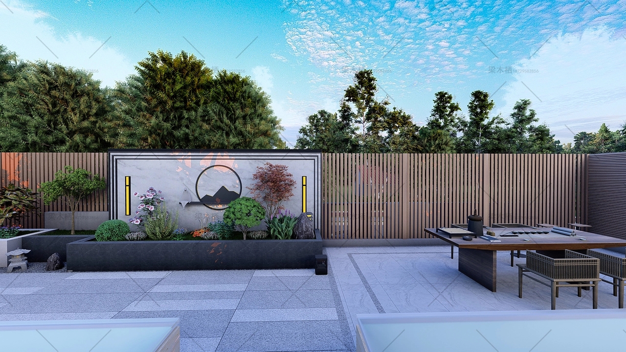 Xinyuan House Courtyard Design，
