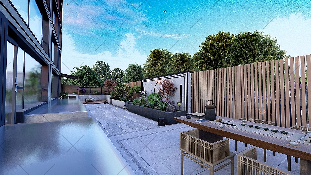 Xinyuan House Courtyard Design，