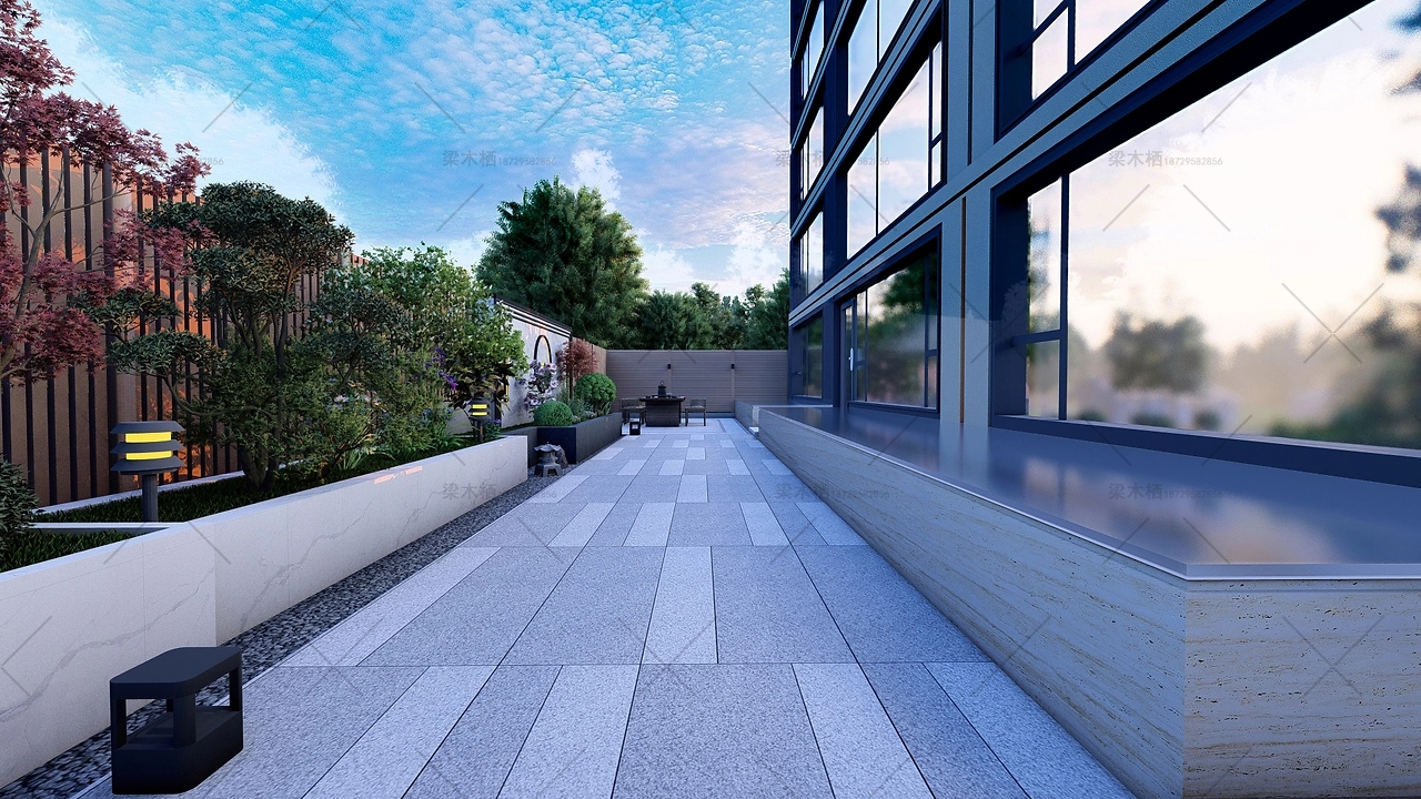 Xinyuan House Courtyard Design，