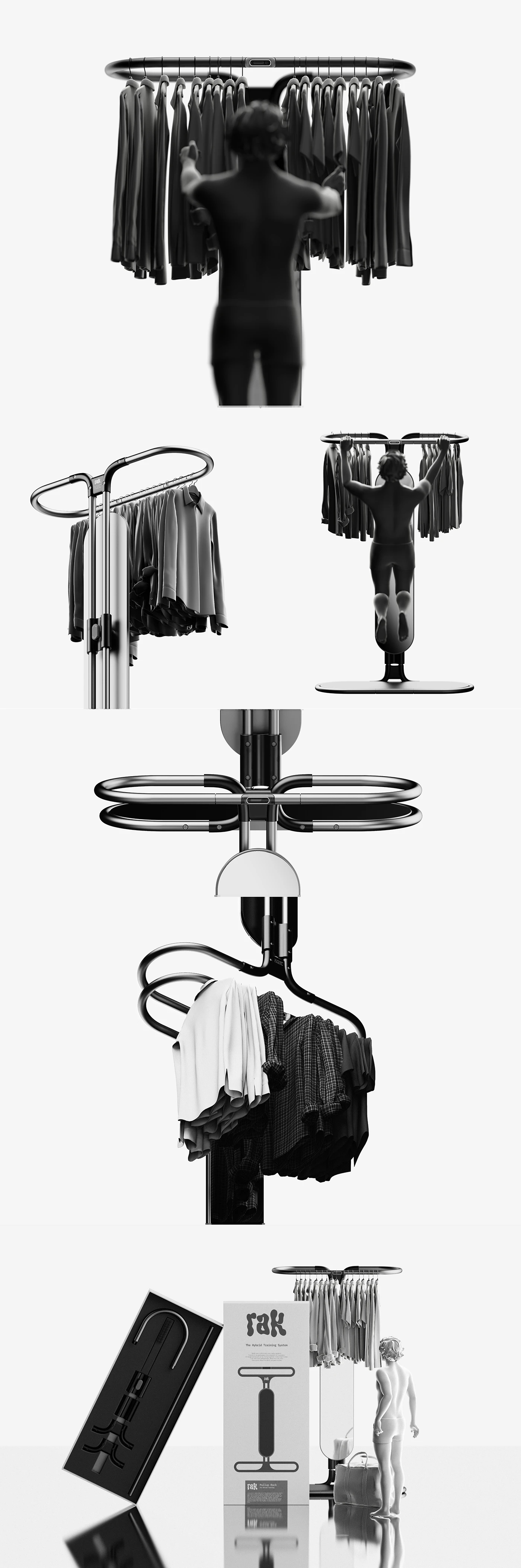 RAK，coat hanger，Fitness equipment，pull-up，