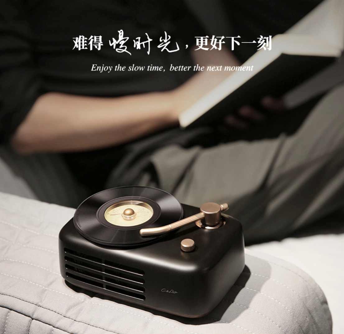 Black glue，jukebox，Bluetooth Speaker ，Mini speaker，Minor speaker，Retro Design ，