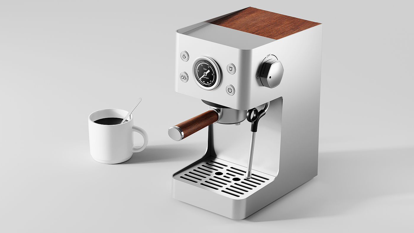 # designer's good things# high color value# all-steel# mini coffee machine，