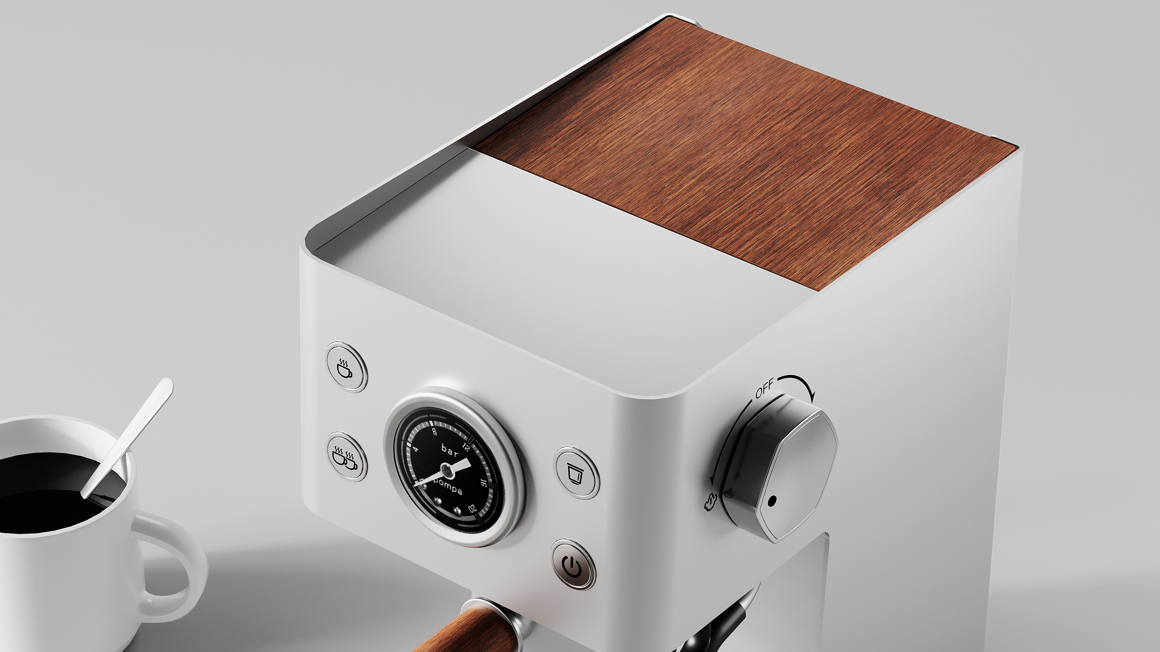 # designer's good things# high color value# all-steel# mini coffee machine，