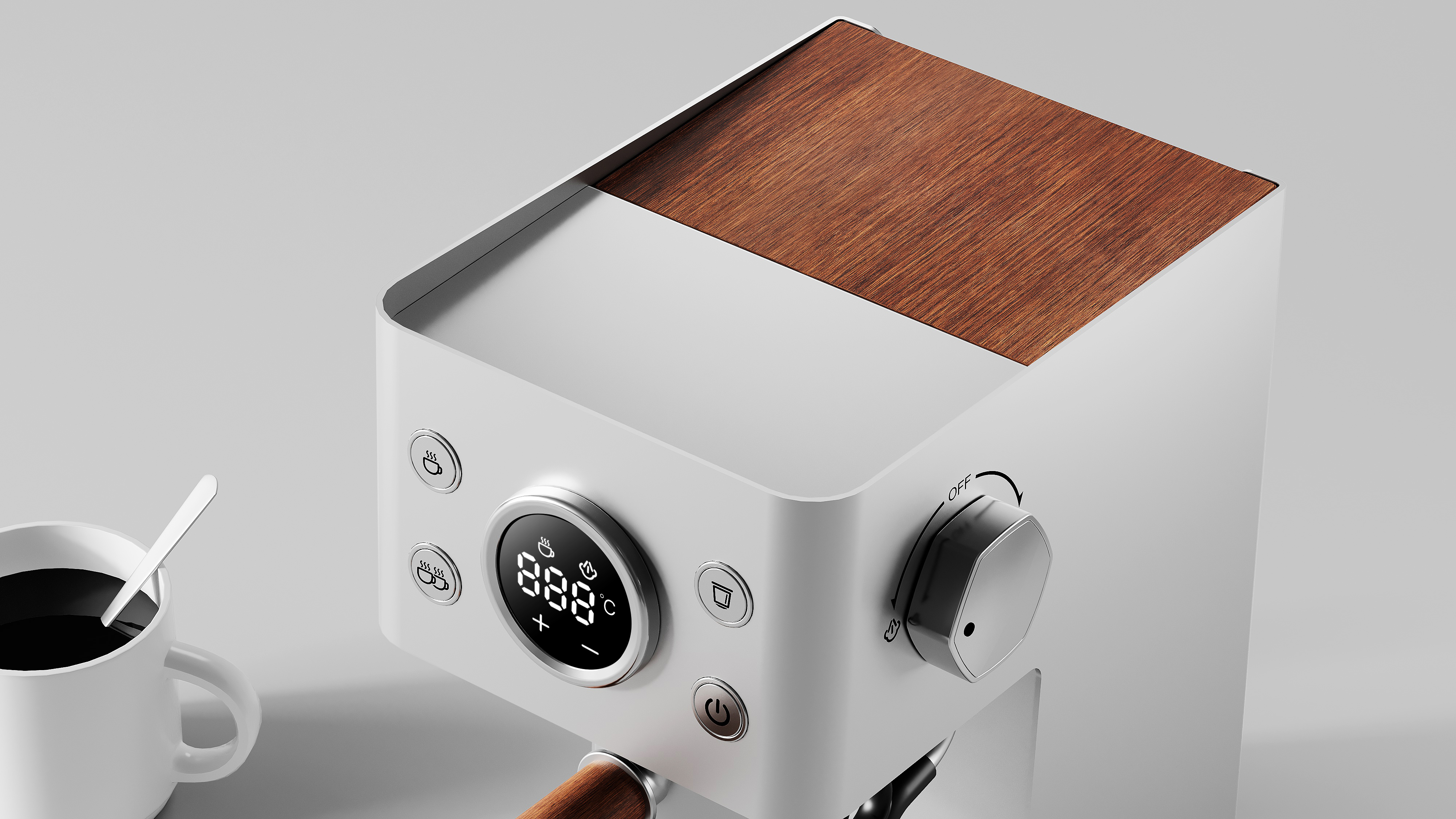 # designer's good things# high color value# all-steel# mini coffee machine，