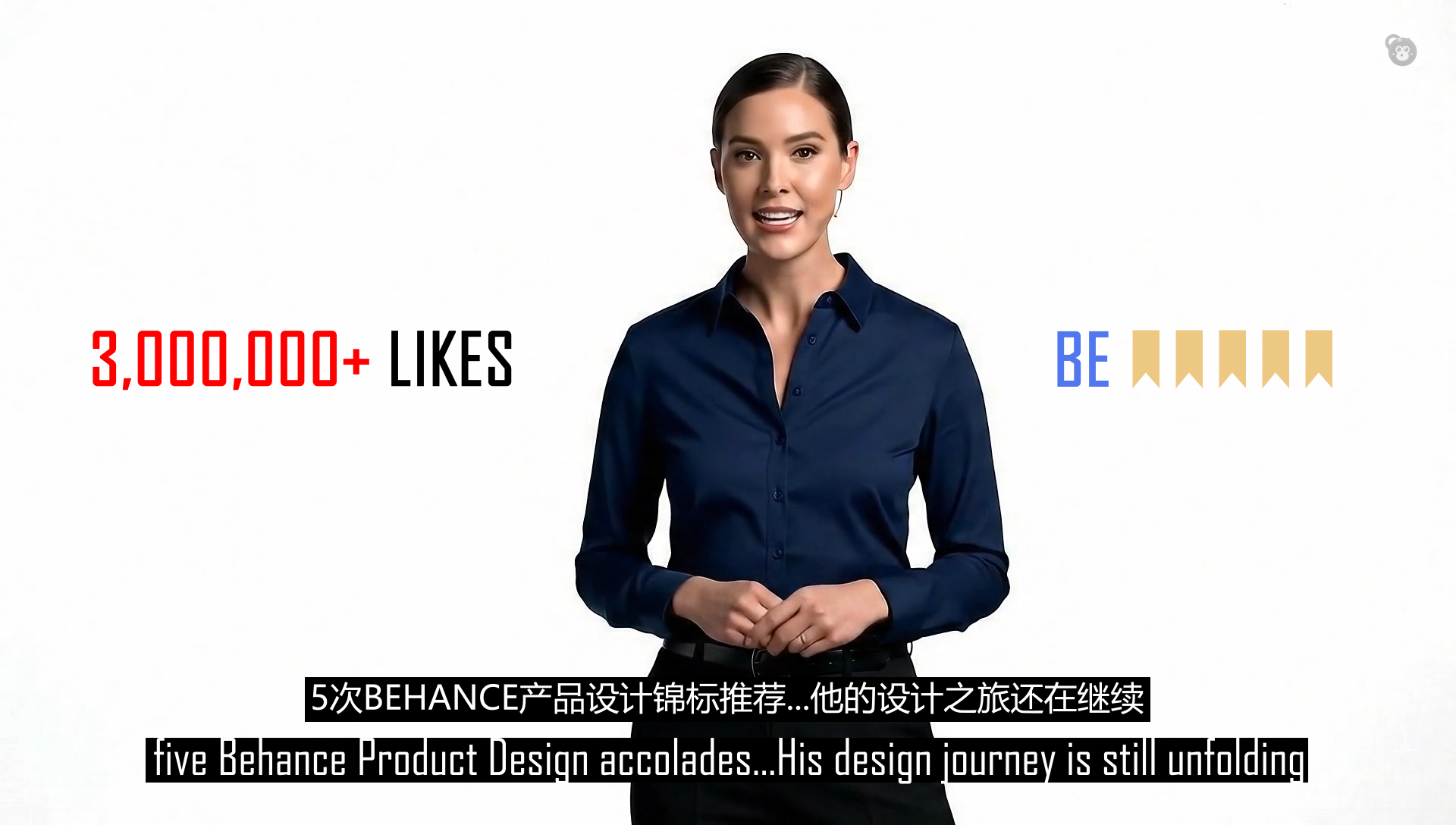 AI short film，AI character，The AI Digital Man，Personal Profile，Product designer，Apple，AI Video，