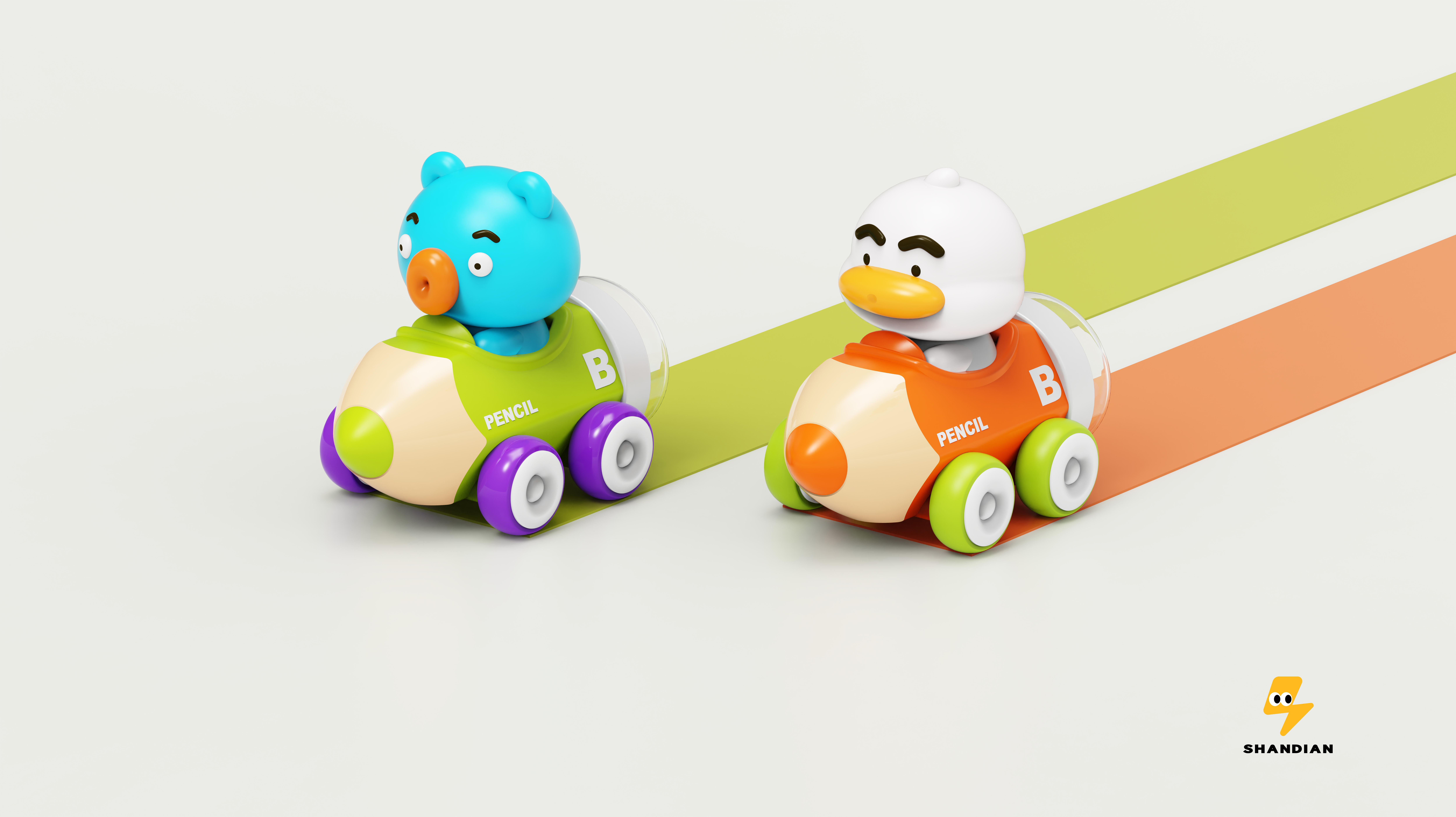 Children's car，Children's Toys，Baby toys，Maternal and infant products，Pencil toys，cartoon toy，Duck toy，Bear toy，