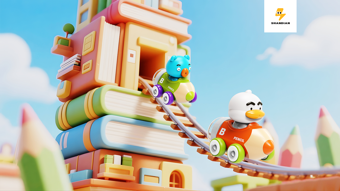 Children's car，Children's Toys，Baby toys，Maternal and infant products，Pencil toys，cartoon toy，Duck toy，Bear toy，