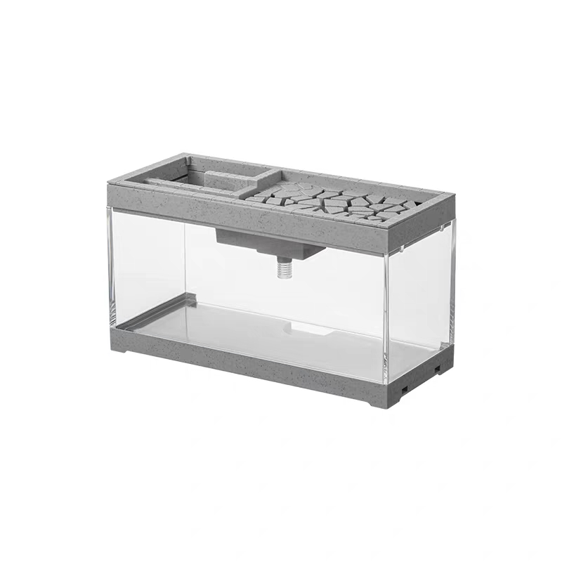 Desktop fish tank, filter integrated fish tank, ecological small fish tank，