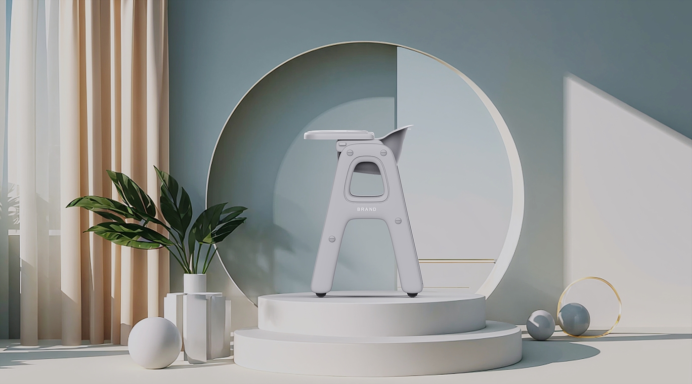 High chair ，product design，