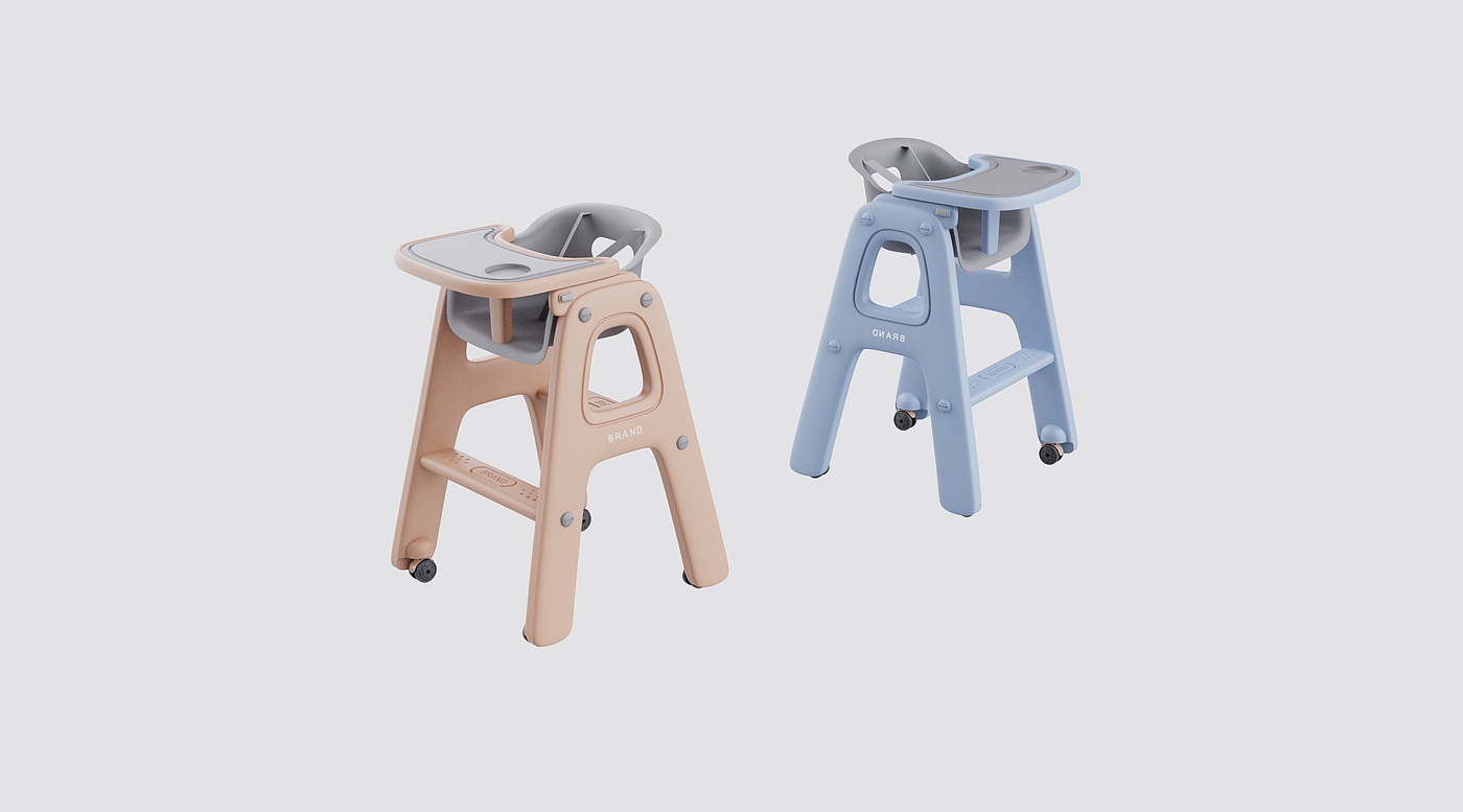 High chair ，product design，