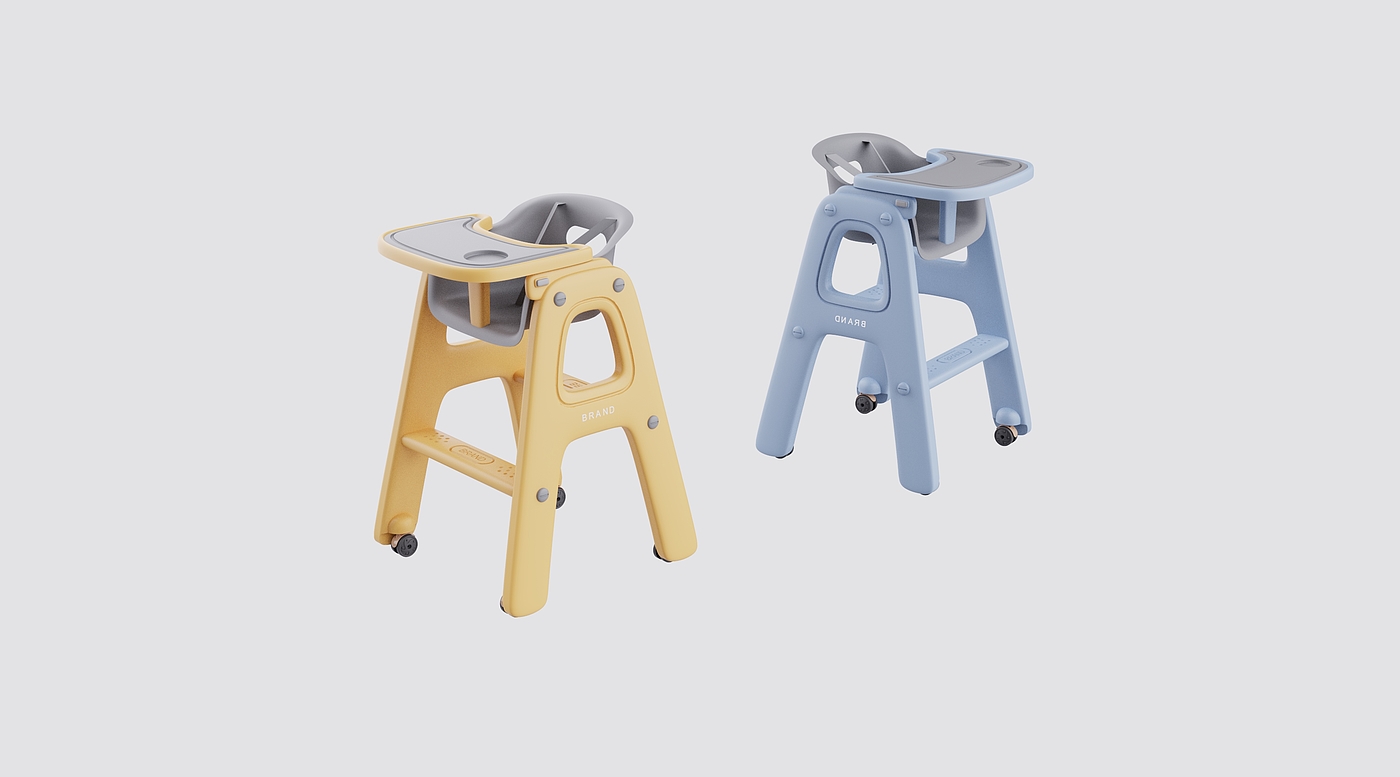 High chair ，product design，