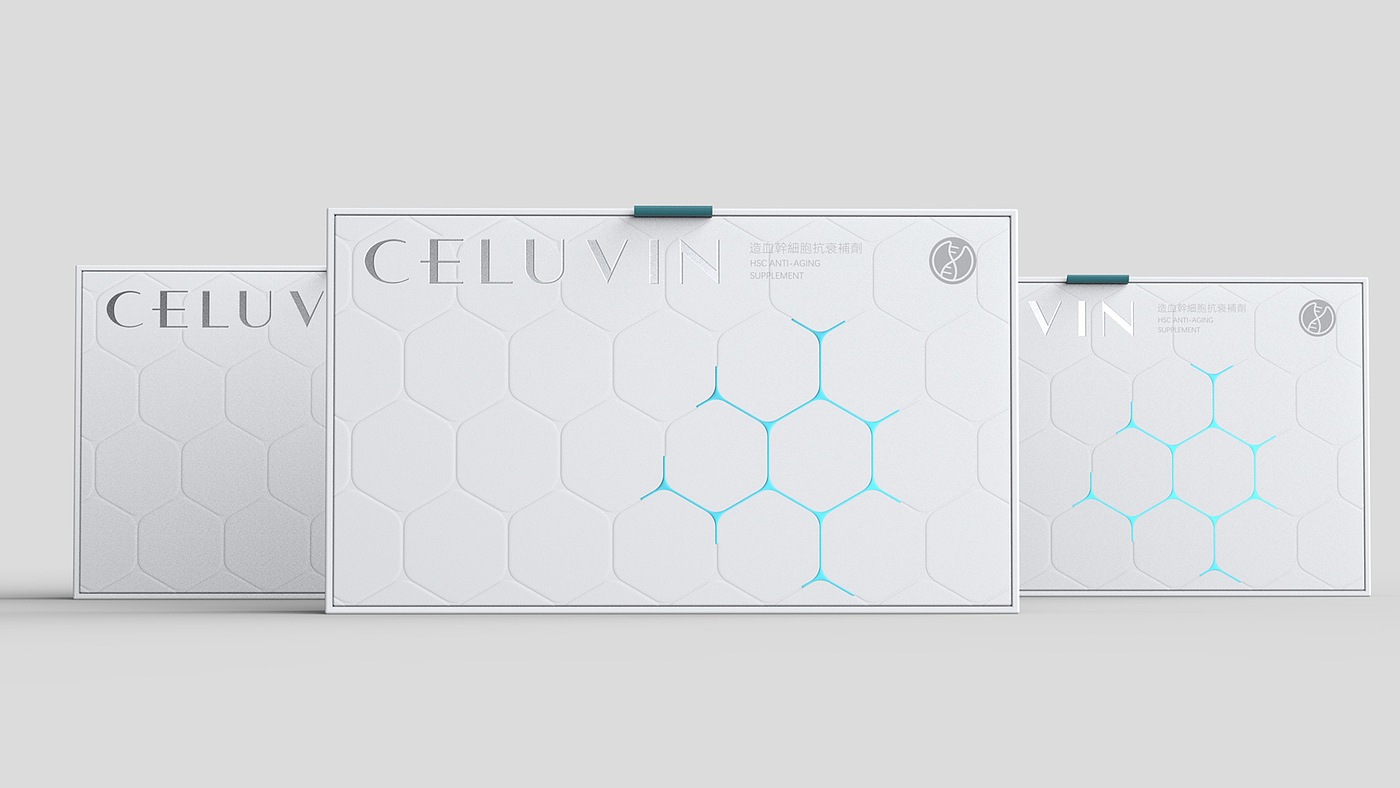Hematopoietic stem cell anti-aging supplement packaging，Anti-aging oral capsule packaging，Packaging design of health products，