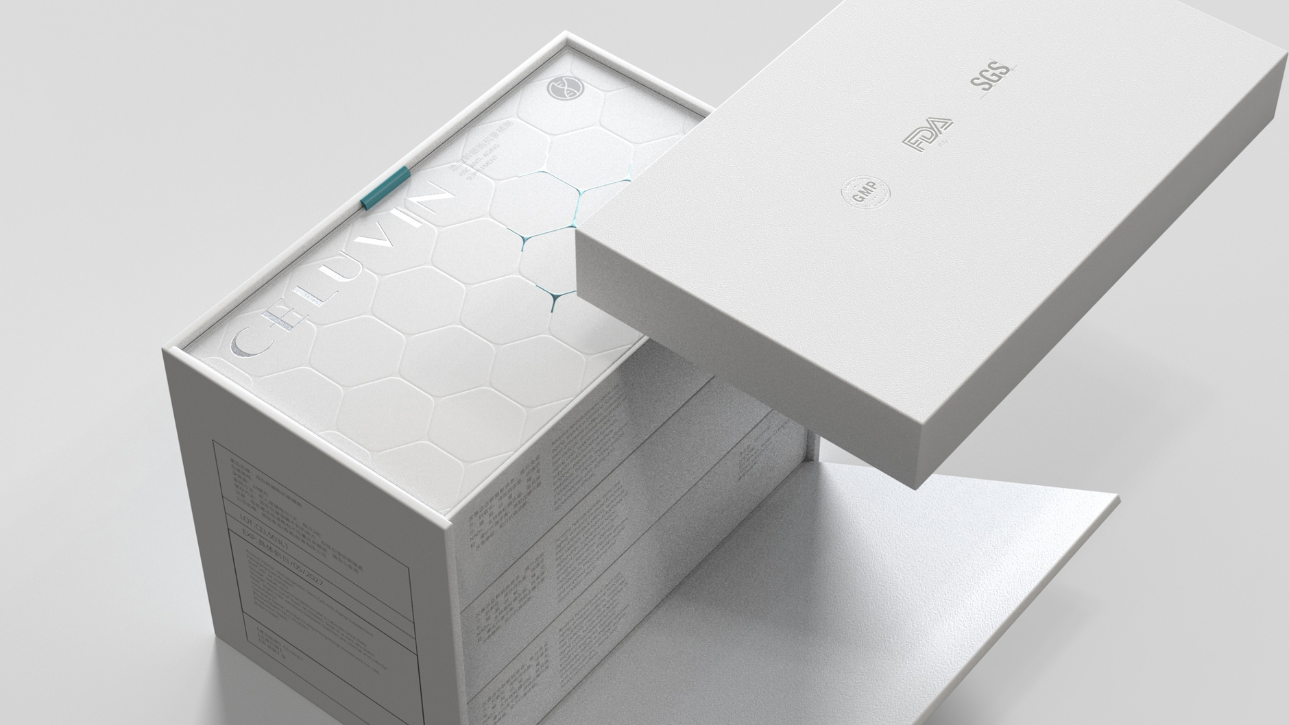 Hematopoietic stem cell anti-aging supplement packaging，Anti-aging oral capsule packaging，Packaging design of health products，