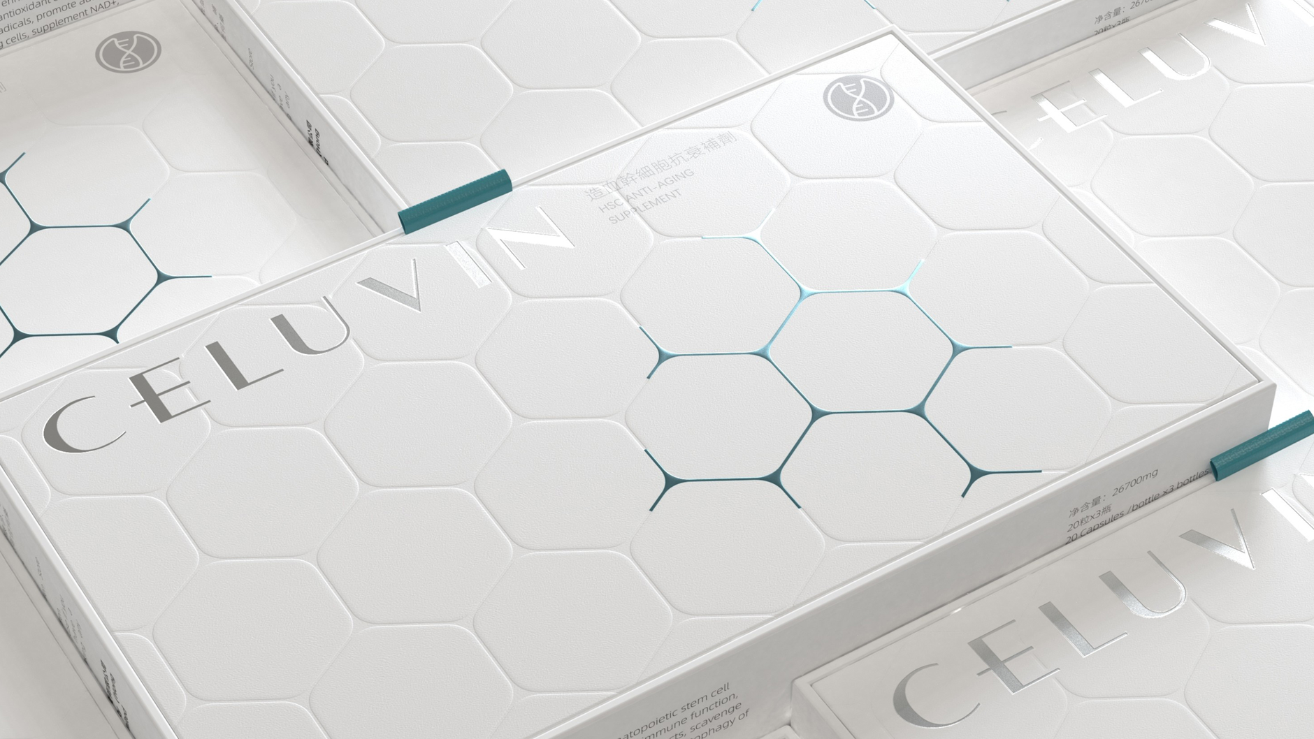 Hematopoietic stem cell anti-aging supplement packaging，Anti-aging oral capsule packaging，Packaging design of health products，