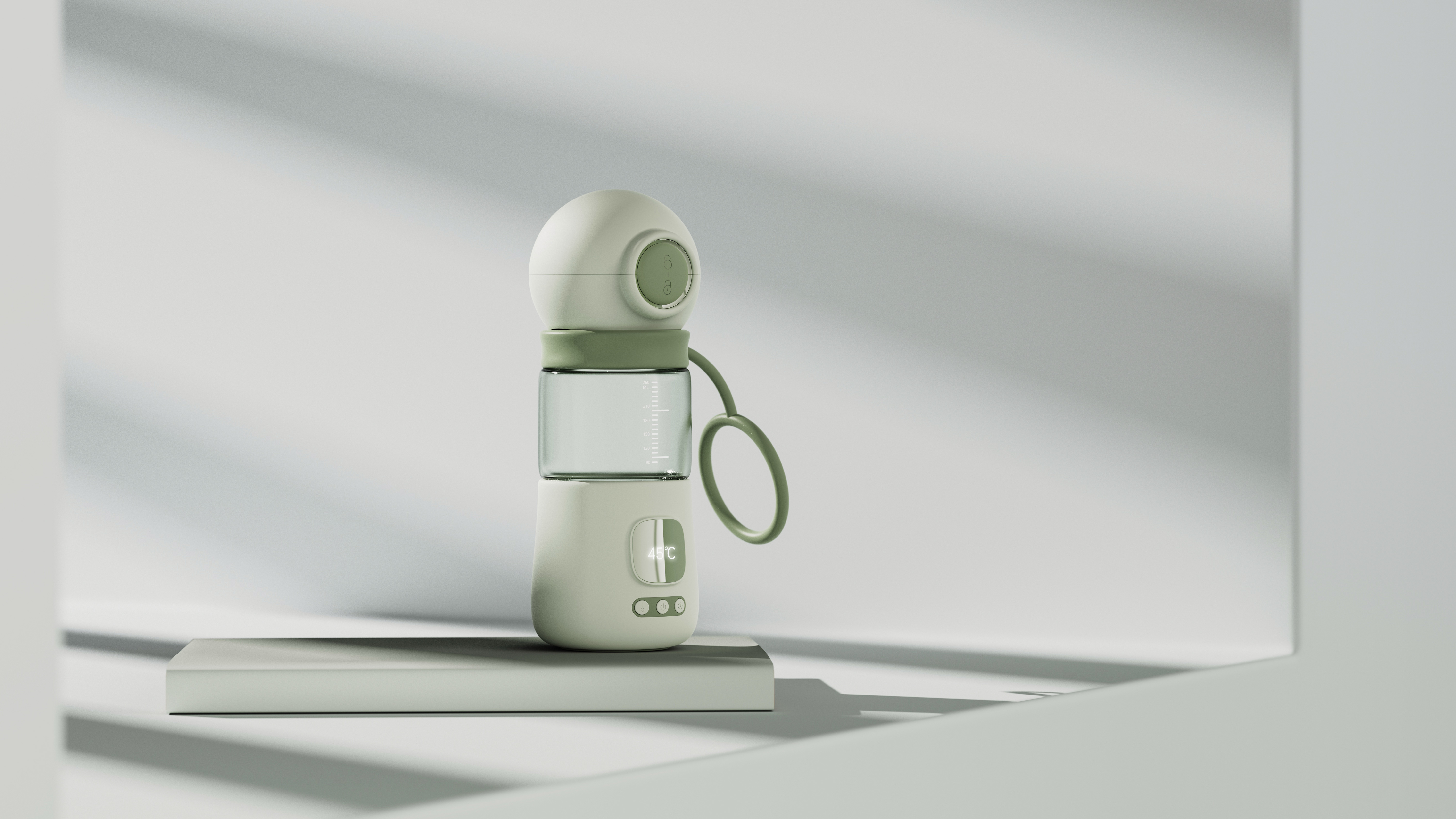 feeding bottle，Hot milk，heating，lovely，