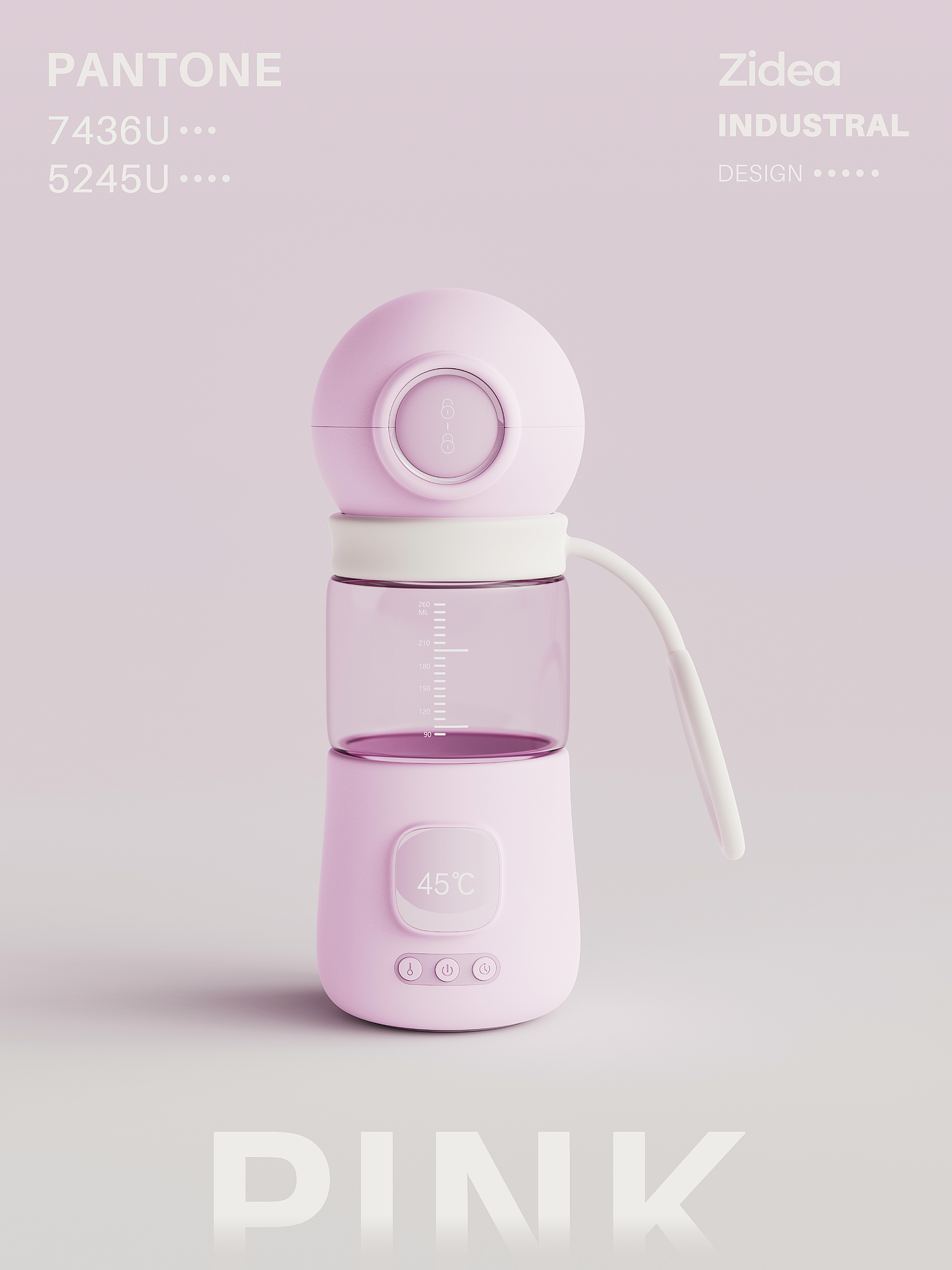 feeding bottle，Hot milk，heating，lovely，