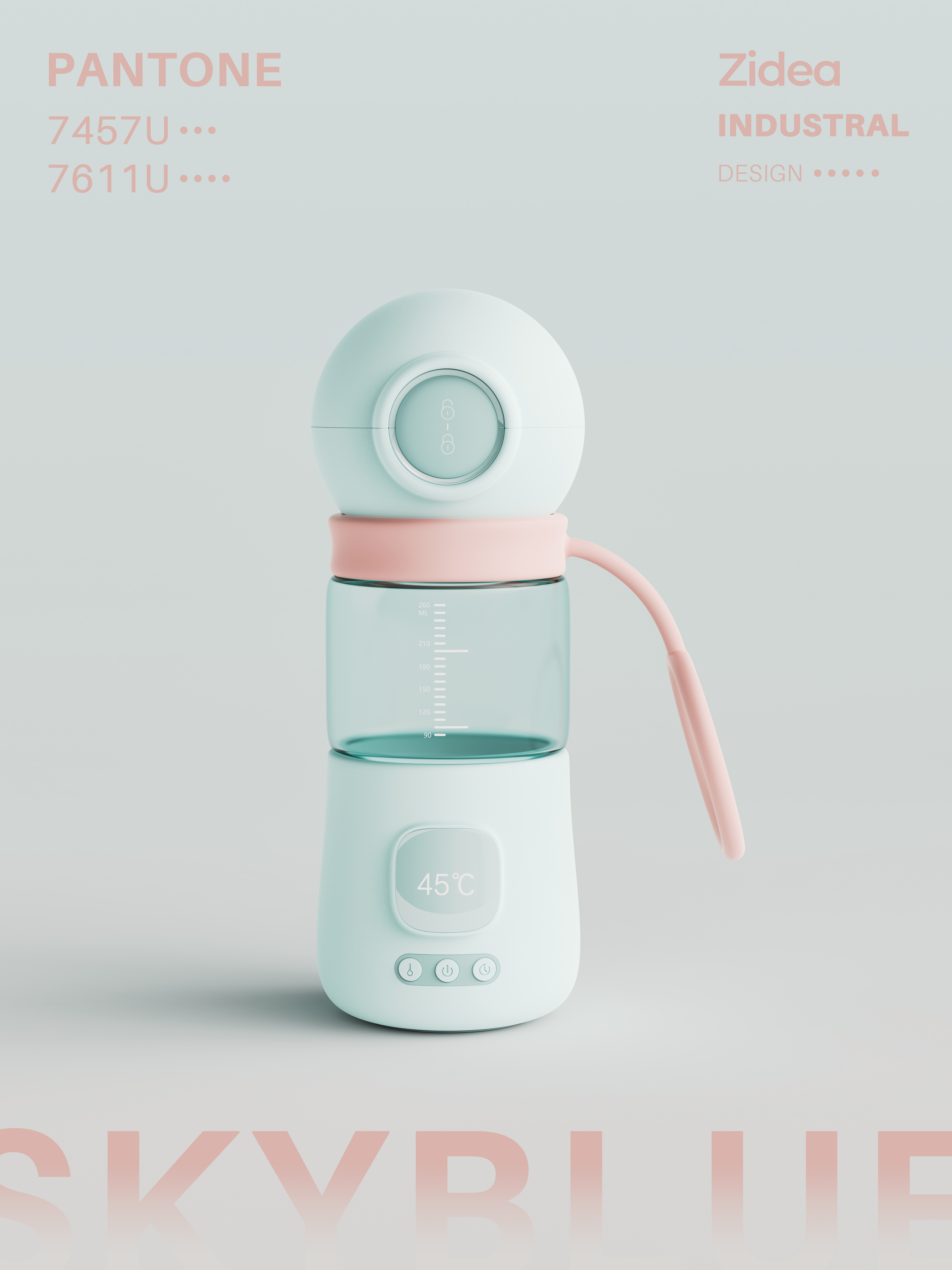 feeding bottle，Hot milk，heating，lovely，