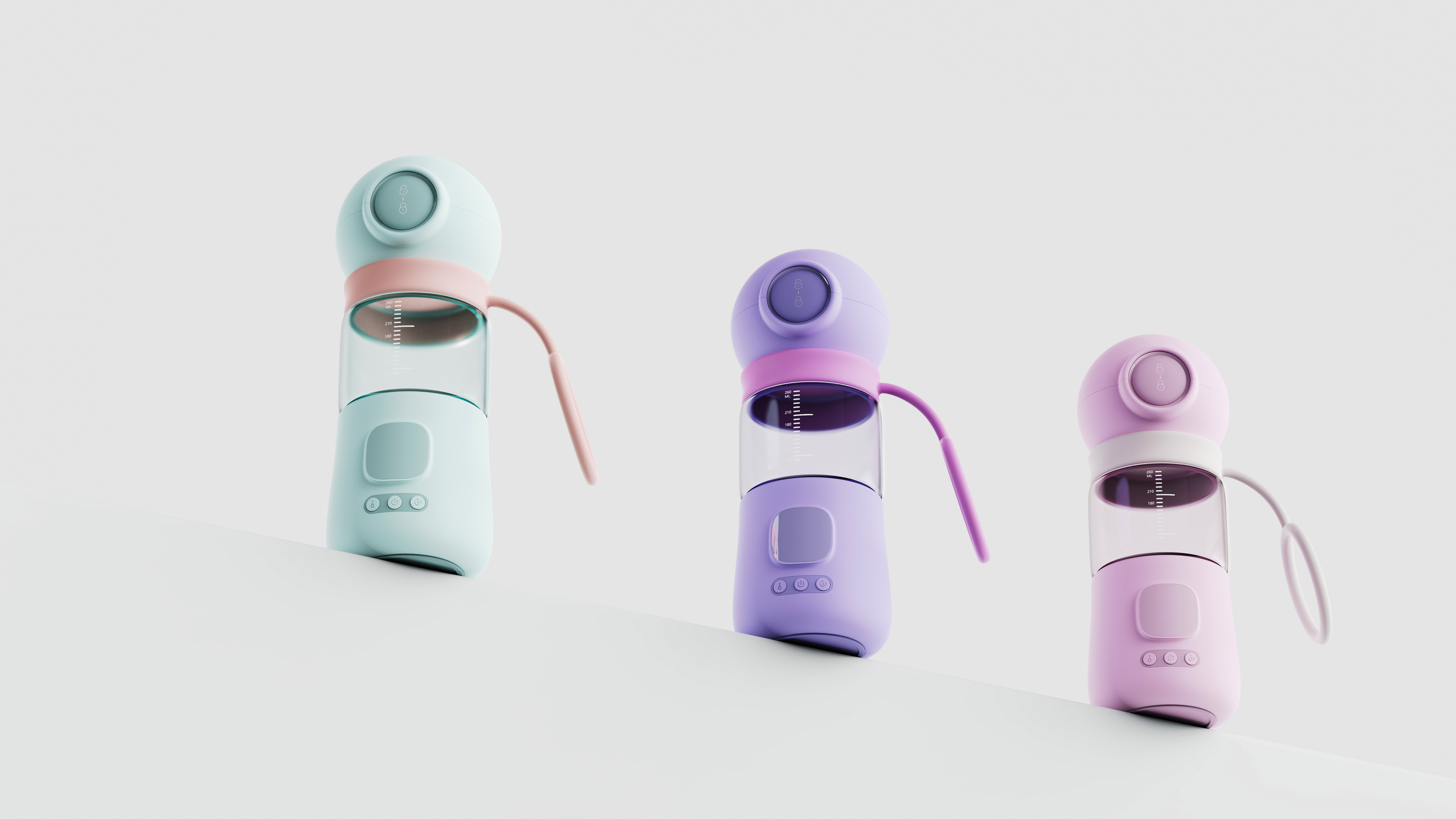 feeding bottle，Hot milk，heating，lovely，