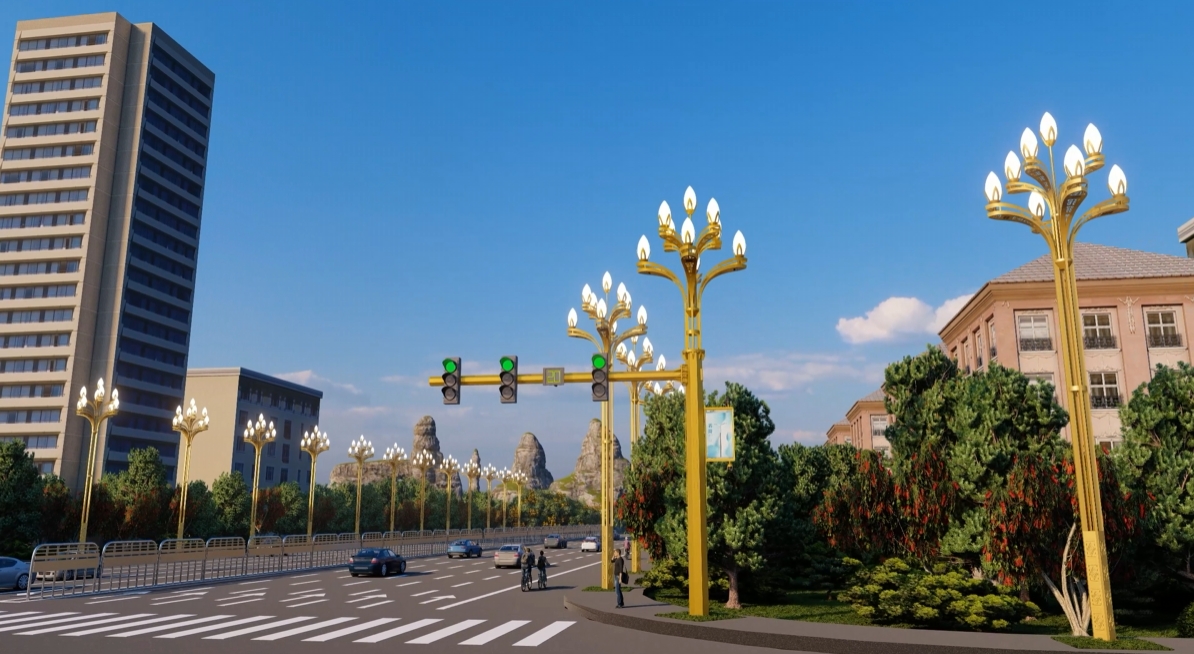 scene animation design rendering，