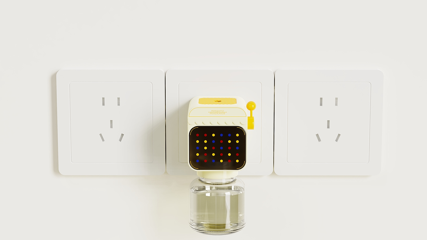 Electric mosquito-repellent incense，dopamine，fashion，rocker，Egg twisting machine，