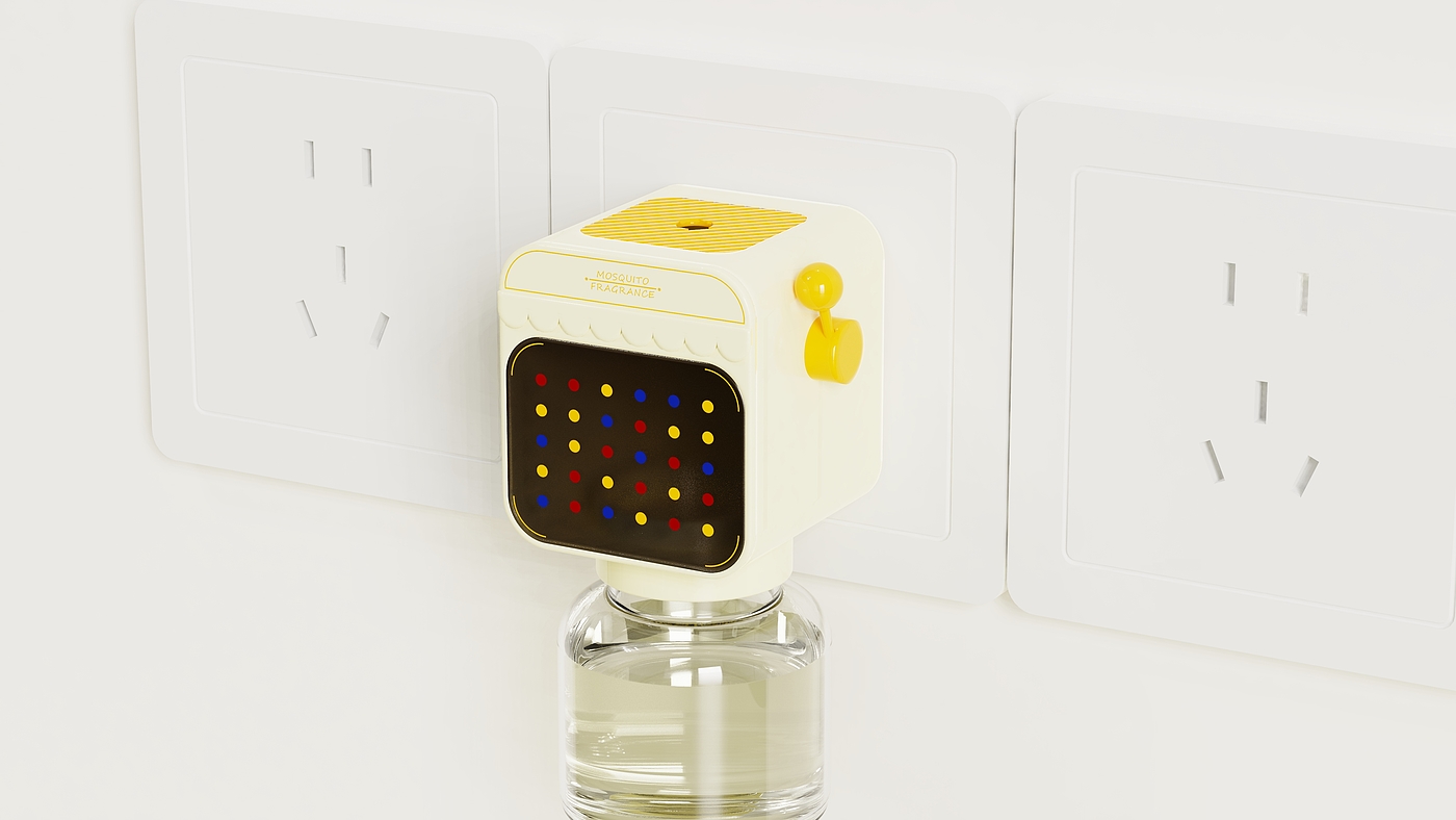 Electric mosquito-repellent incense，dopamine，fashion，rocker，Egg twisting machine，