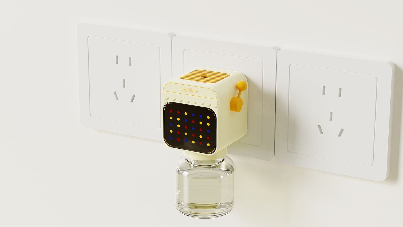 Electric mosquito-repellent incense，dopamine，fashion，rocker，Egg twisting machine，