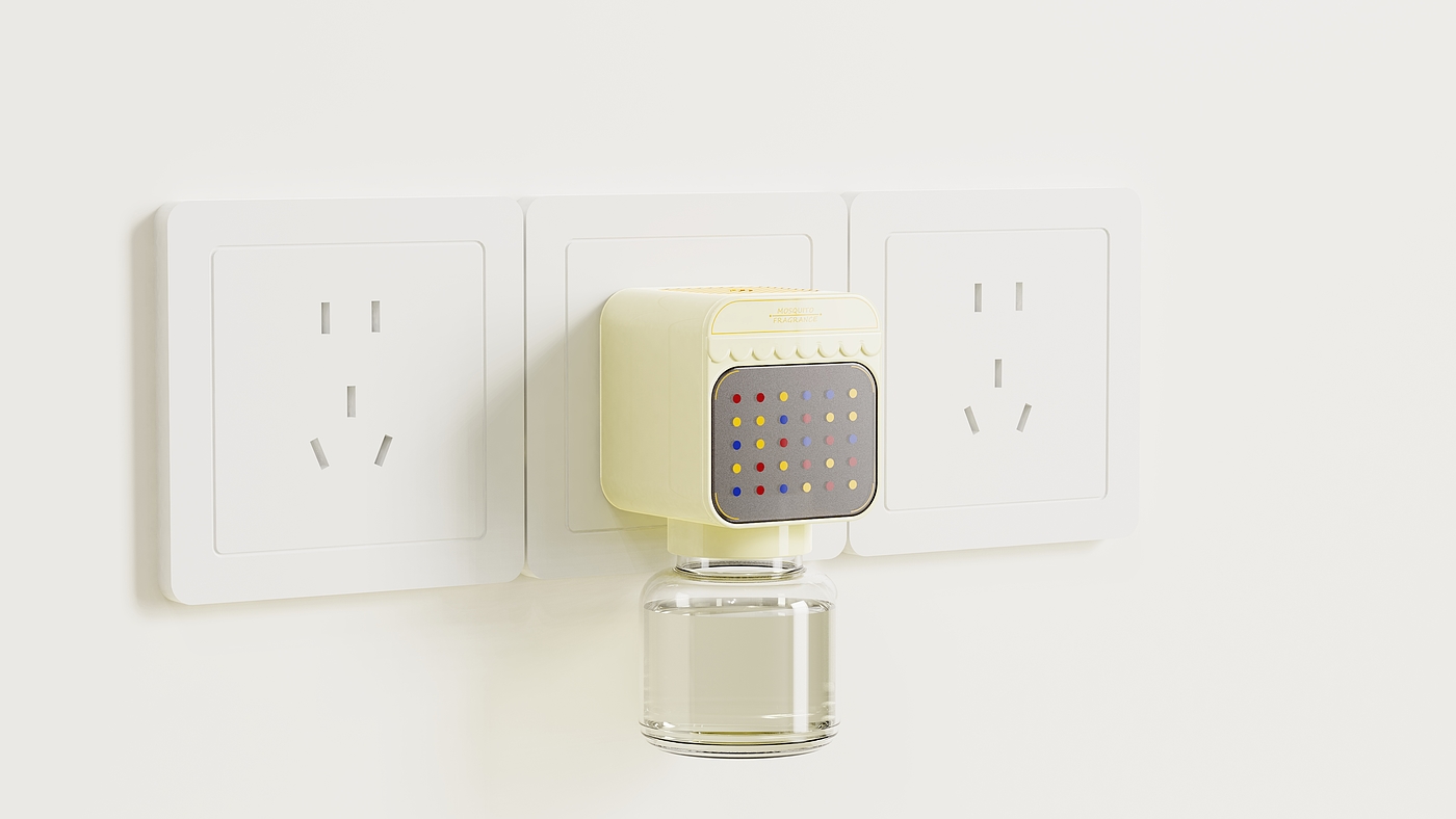 Electric mosquito-repellent incense，dopamine，fashion，rocker，Egg twisting machine，