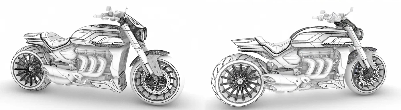 vehicle，automobile，motorcycle，ROCKET 3 AGO，