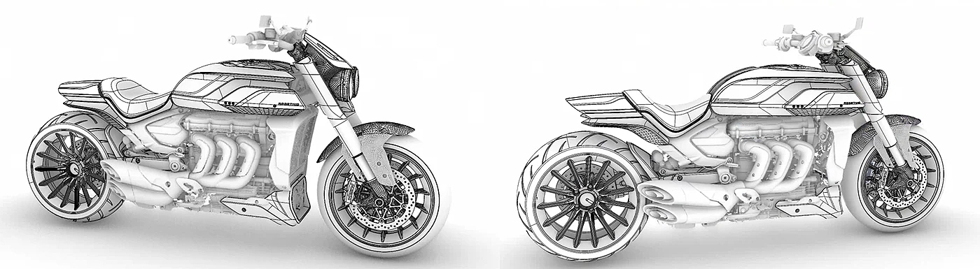 vehicle，automobile，motorcycle，ROCKET 3 AGO，