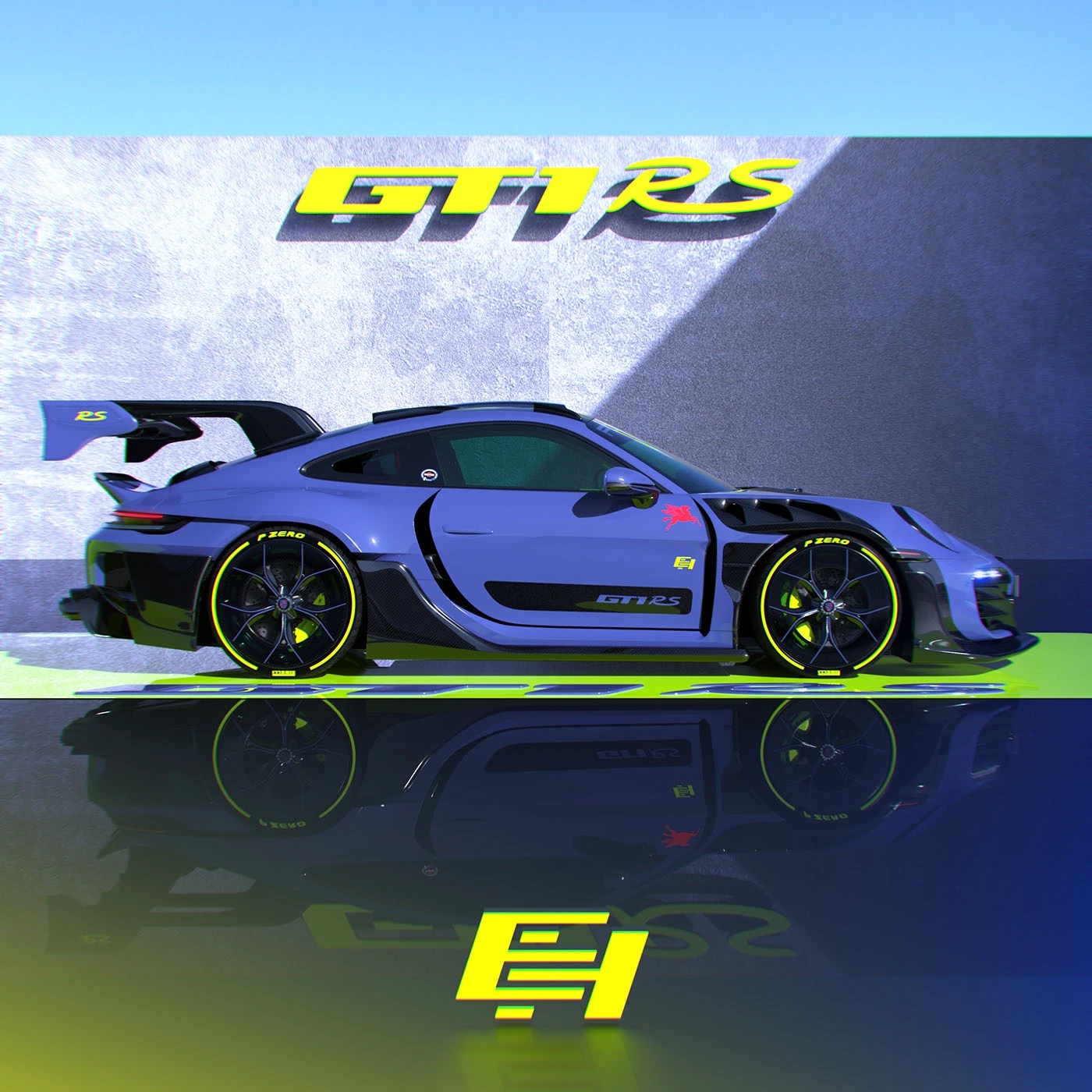 Porsche 911 GT1 RS，vehicle，automobile，Sports car，