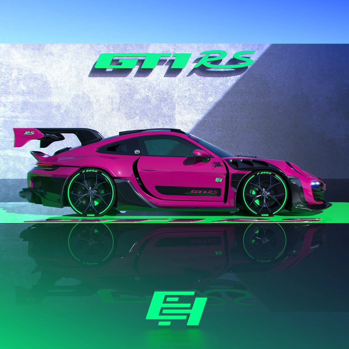 Porsche 911 GT1 RS，vehicle，automobile，Sports car，