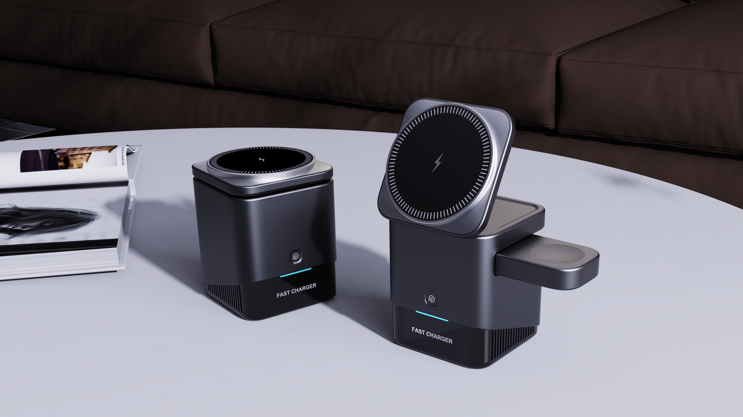 Wireless charging，Electric，Three in one，