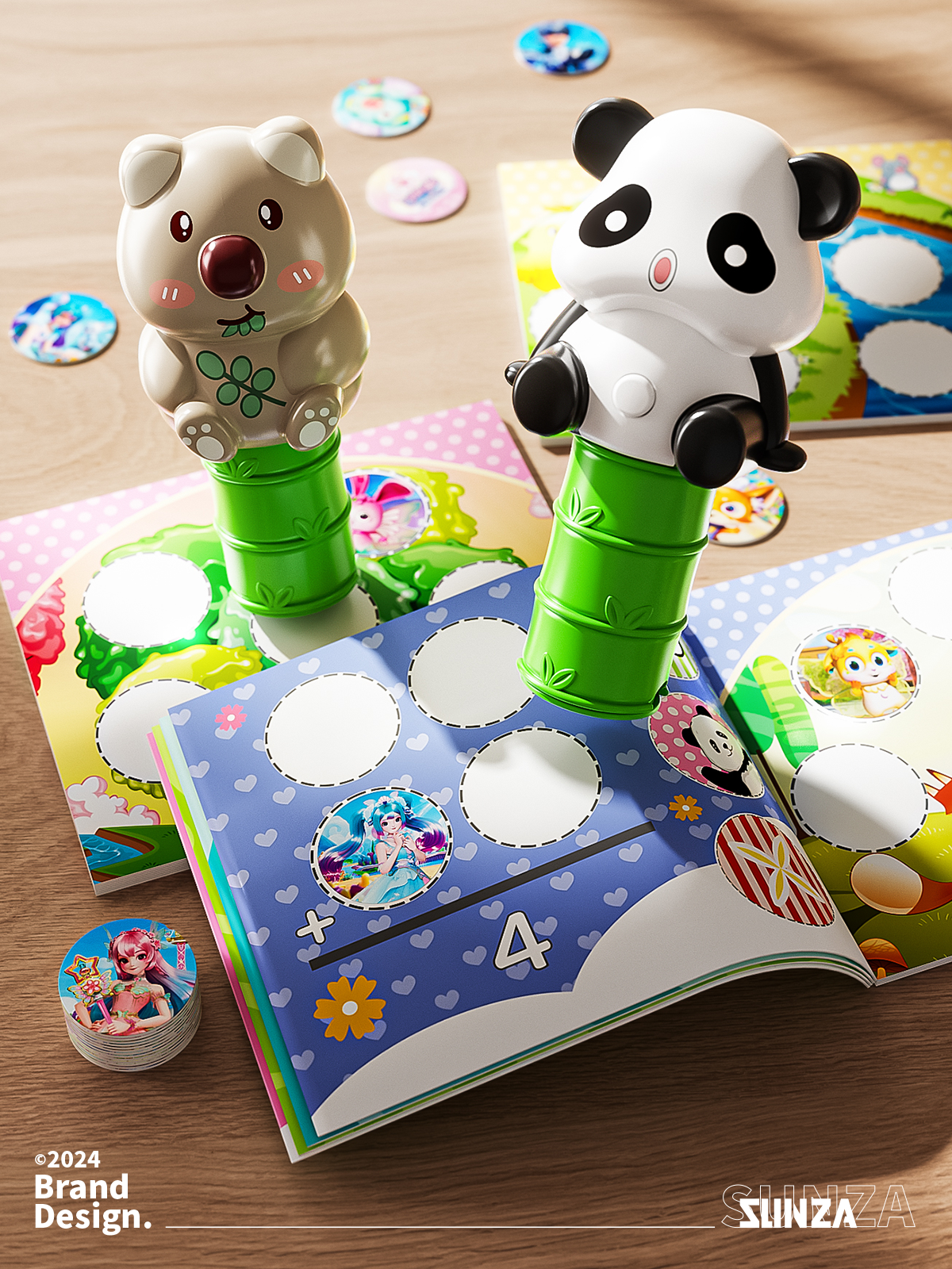 c4d，Detail drawing，panda，Toys，Modeling and rendering，Main drawing design，3D design，E-commerce diagram，