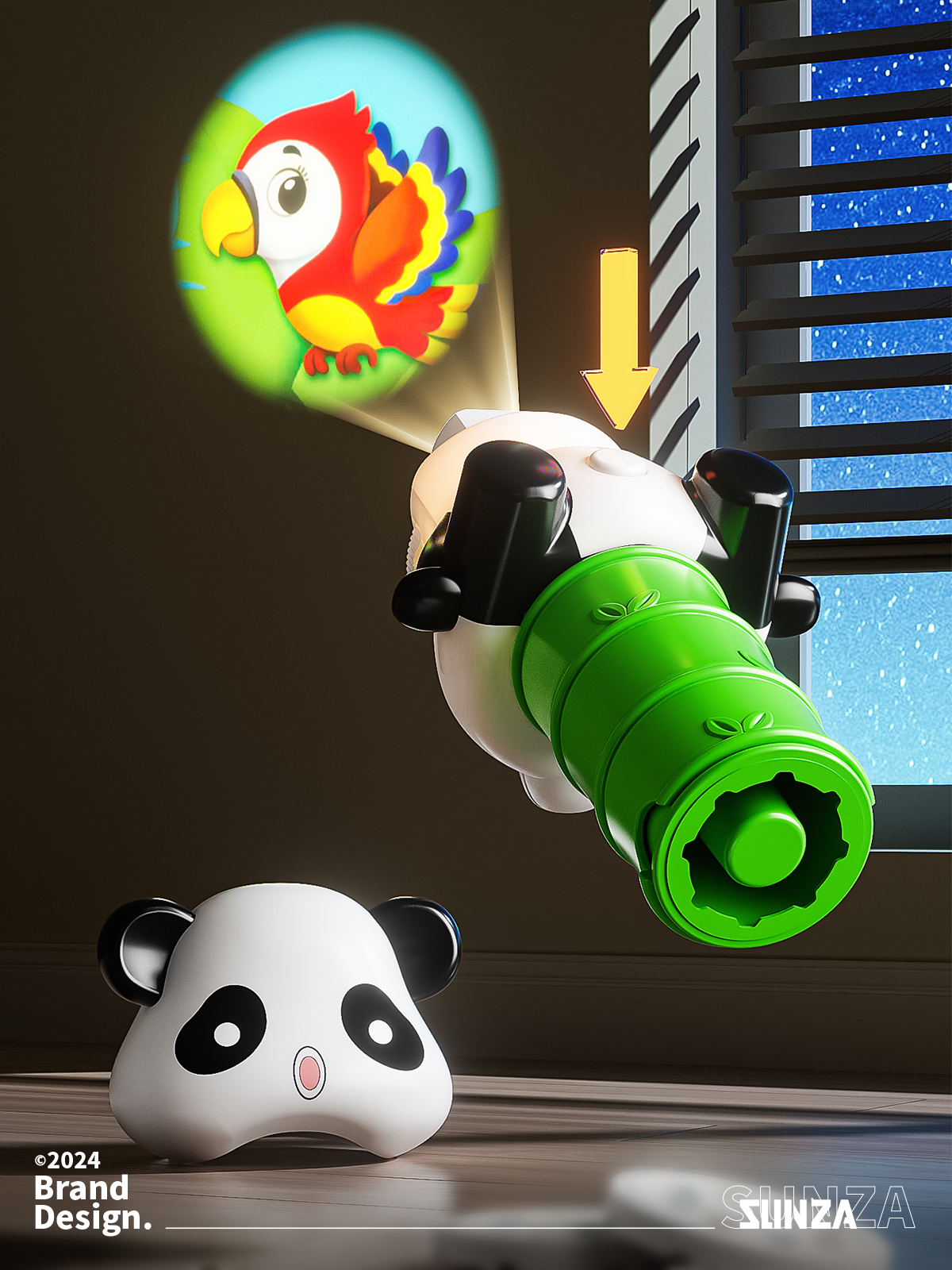 c4d，Detail drawing，panda，Toys，Modeling and rendering，Main drawing design，3D design，E-commerce diagram，