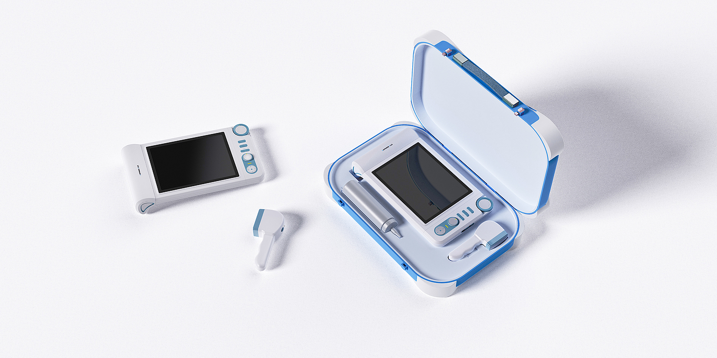 Medical treatment, B- ultrasound instrument, box, mother and infant, pregnant woman, household, total，