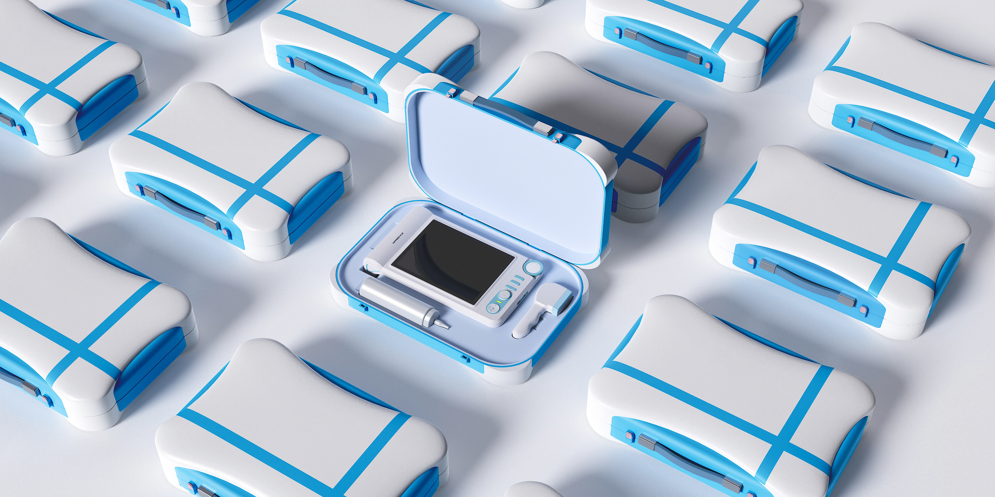 Medical treatment, B- ultrasound instrument, box, mother and infant, pregnant woman, household, total，