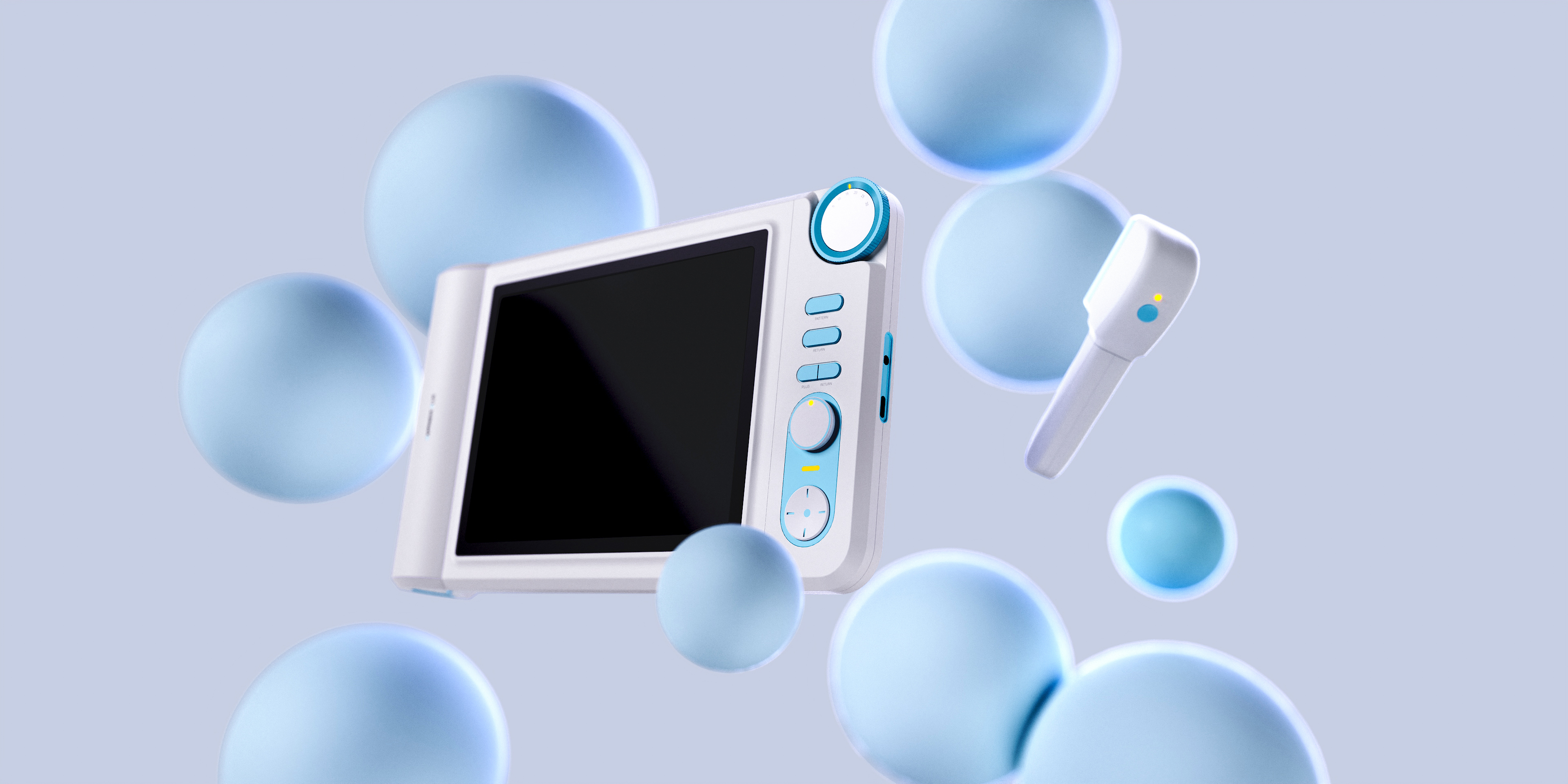 Medical treatment, B- ultrasound instrument, box, mother and infant, pregnant woman, household, total，